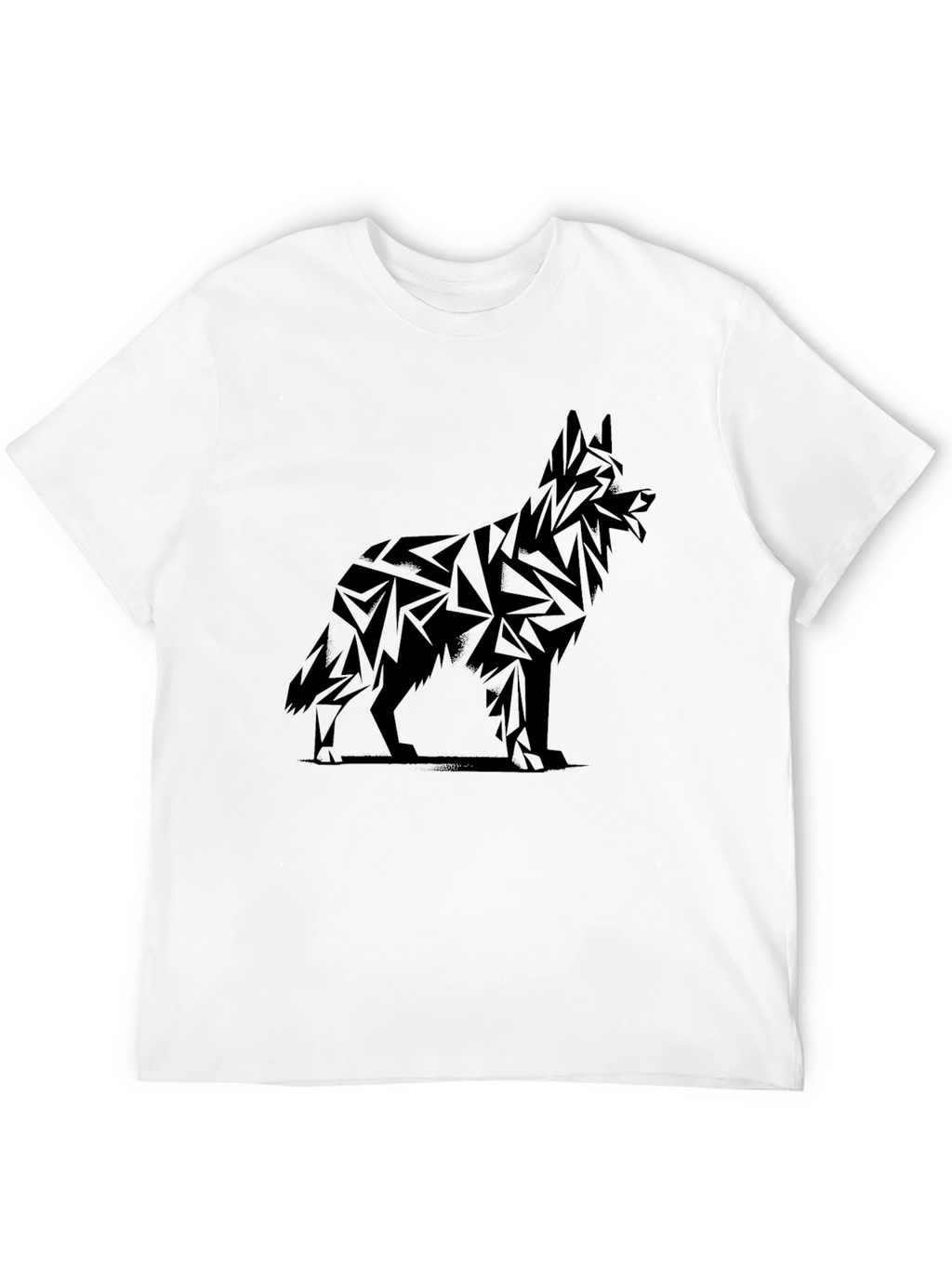 Geometric German Shepherd Graphic Tee