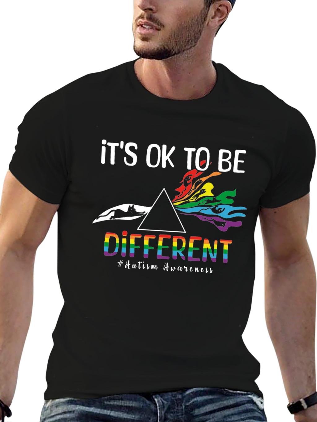 Its OK to Be Different Autism Awareness T-Shirt