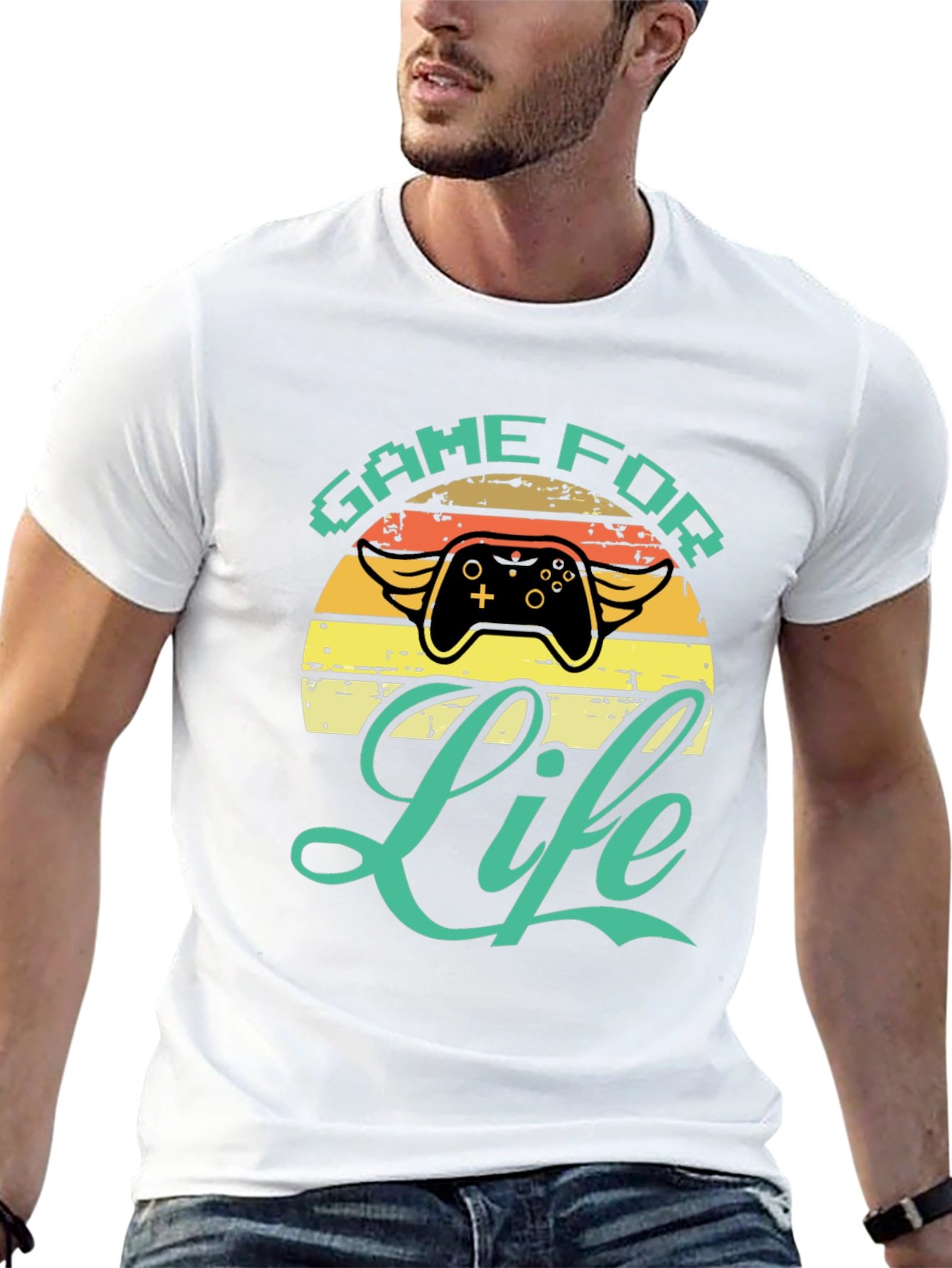 Game For Life T-Shirt - Gamer Style