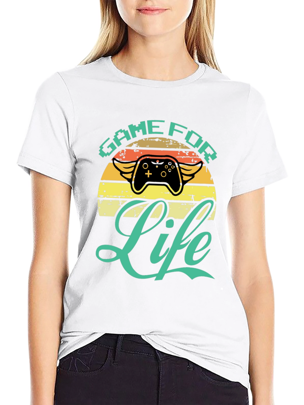 Game For Life T-Shirt - Gamer Style