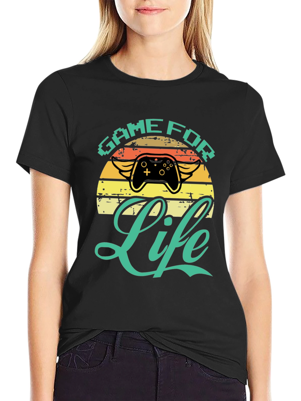 Game For Life T-Shirt - Gamer Style