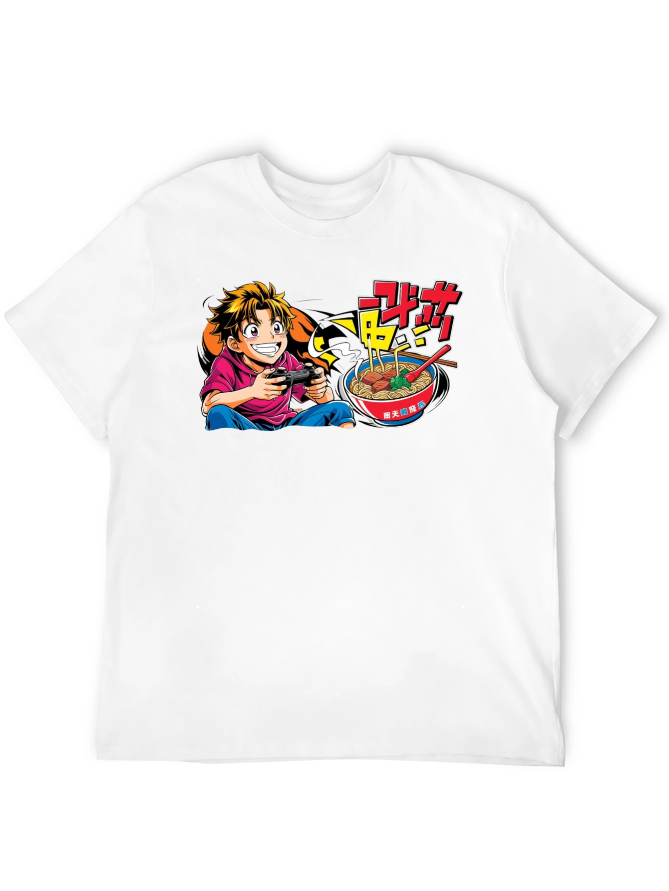Gamer Ramen Black Graphic Tee