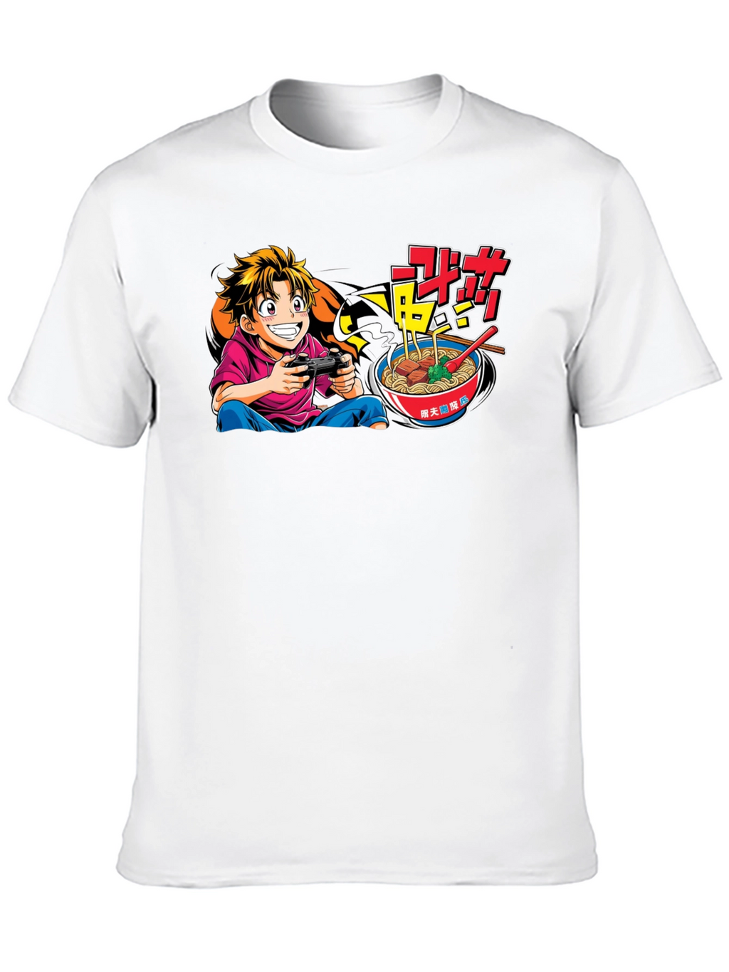 Gamer Ramen Black Graphic Tee