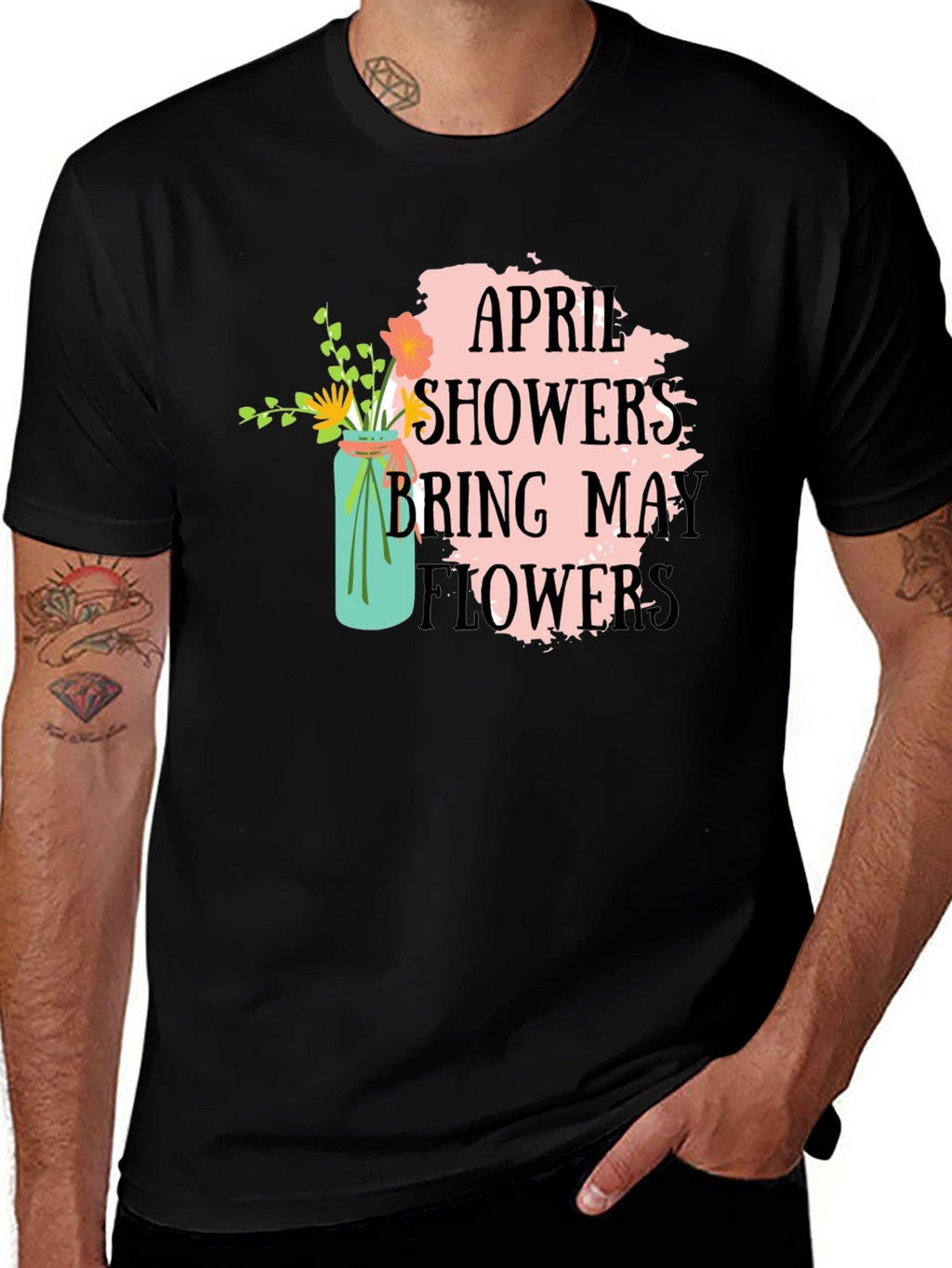 April Showers Bring May Flowers Graphic Tee