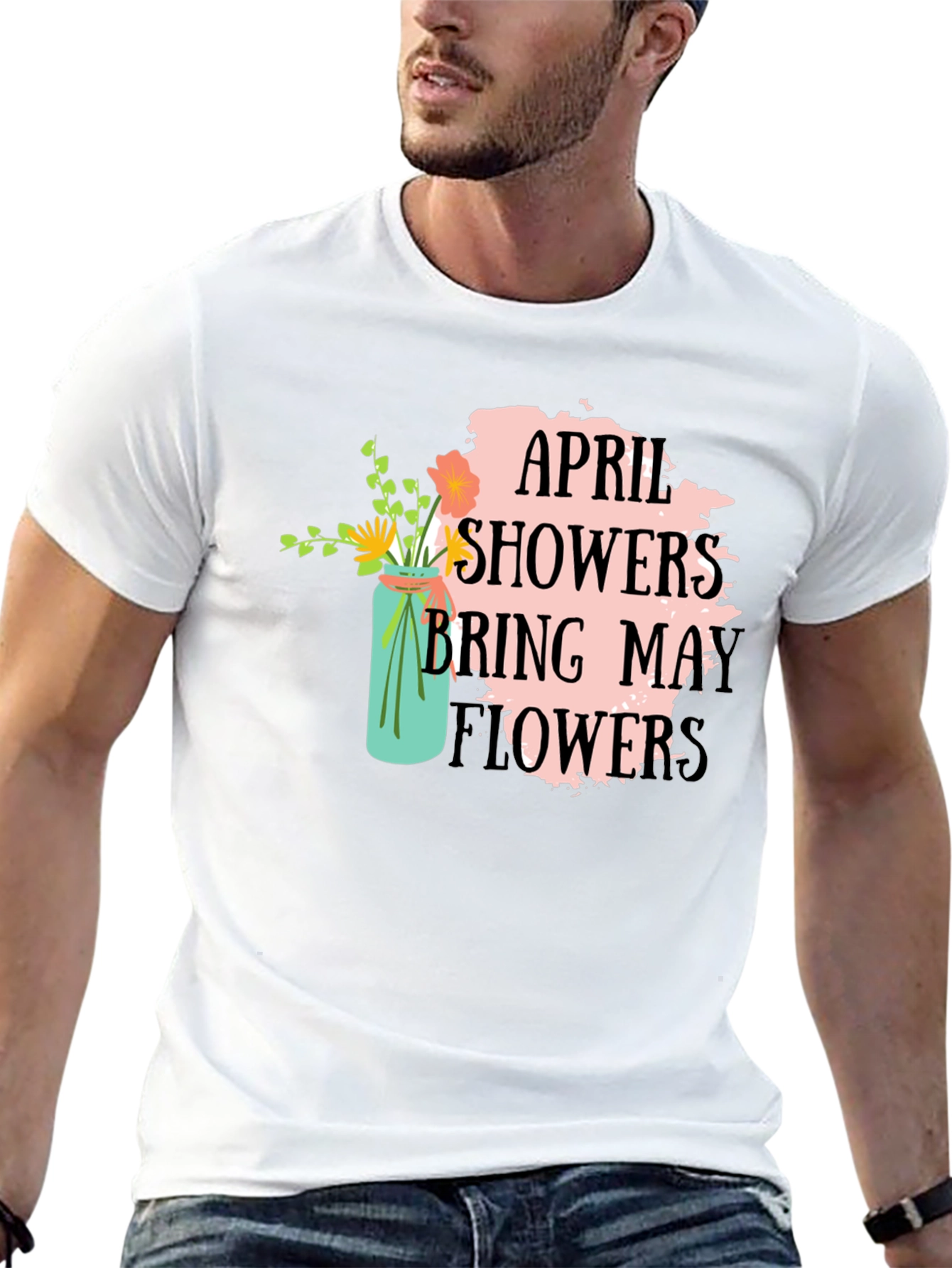 April Showers Bring May Flowers Graphic Tee
