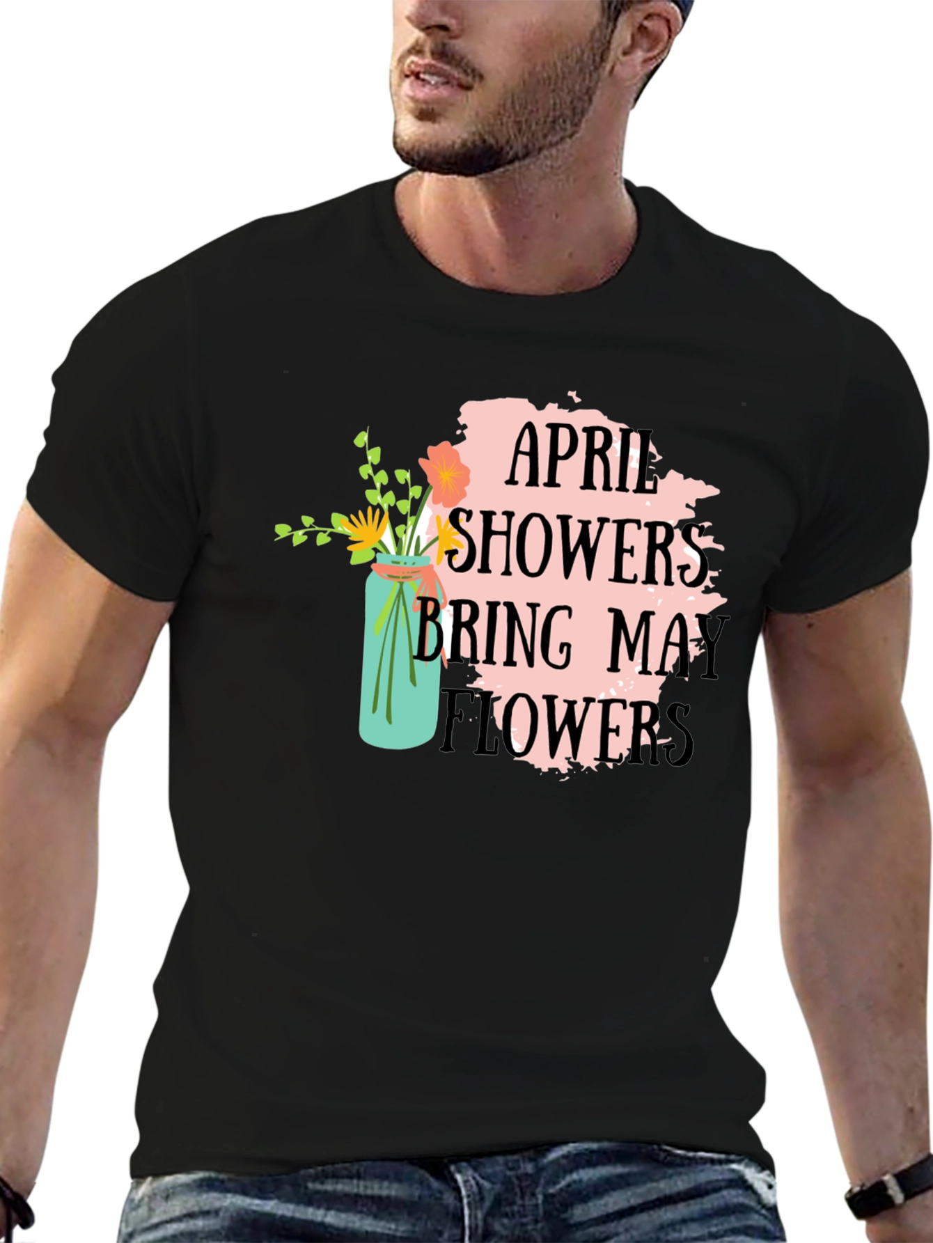 April Showers Bring May Flowers Graphic Tee