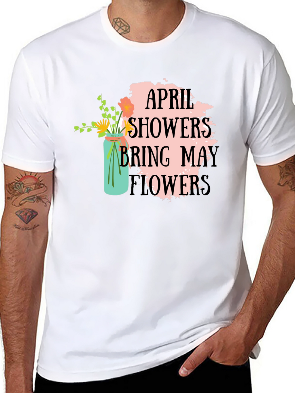 April Showers Bring May Flowers Graphic Tee