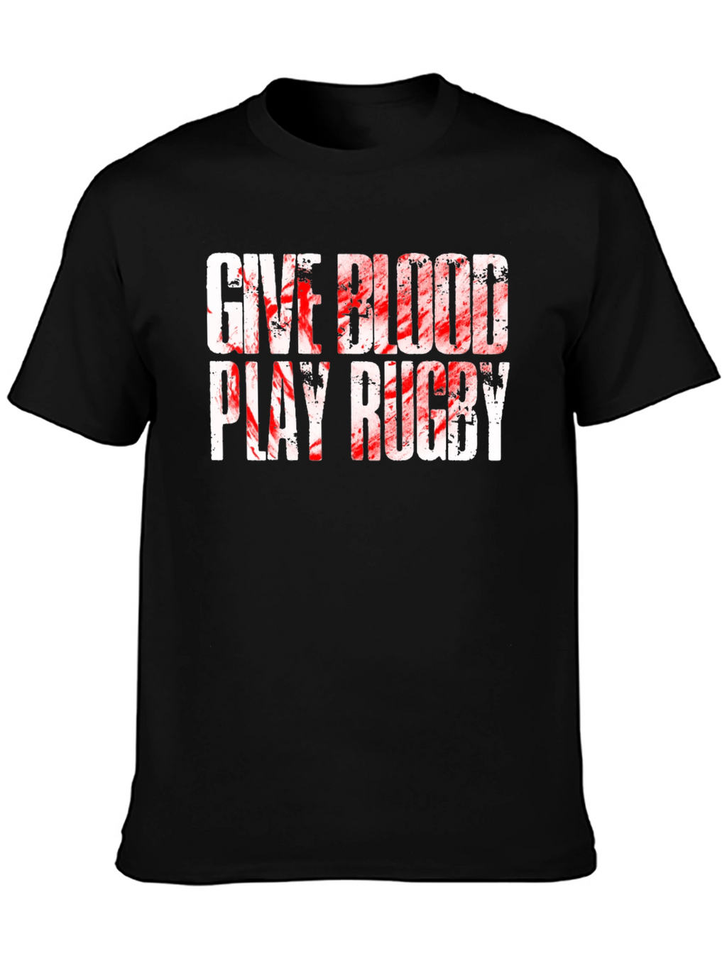 Give Blood Play Rugby Graphic T-Shirt