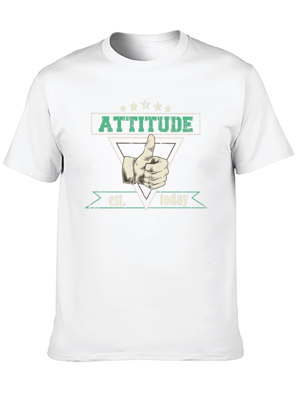 Attitude Established Today Graphic Tee - Black