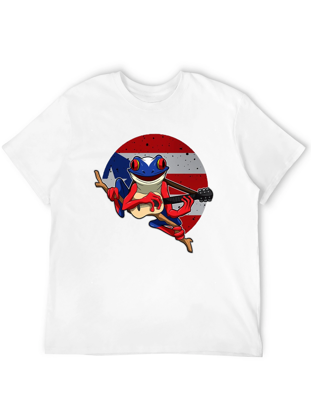 Puerto Rico Flag Coqui Frog T-Shirt