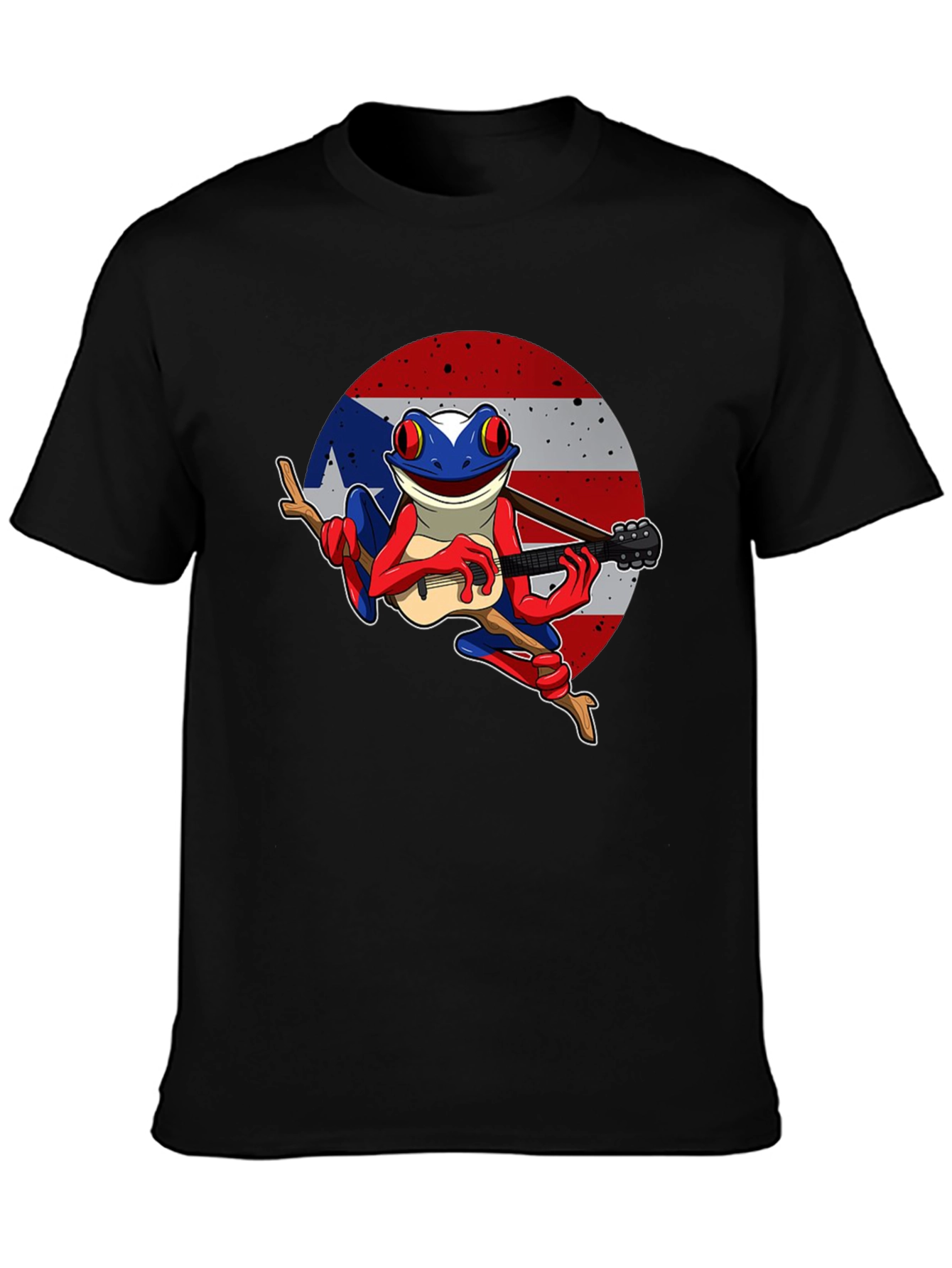 Puerto Rico Flag Coqui Frog T-Shirt