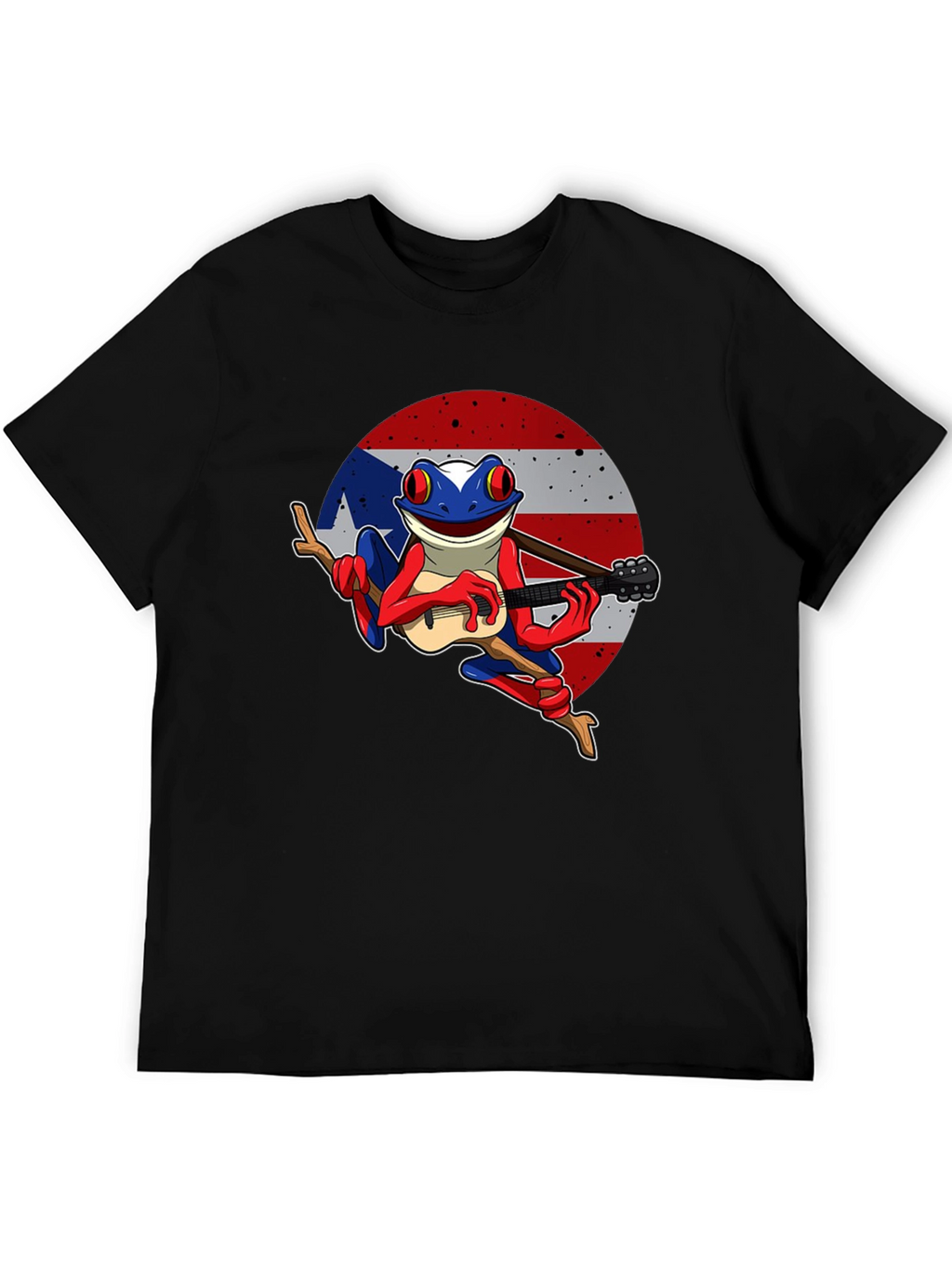 Puerto Rico Flag Coqui Frog T-Shirt