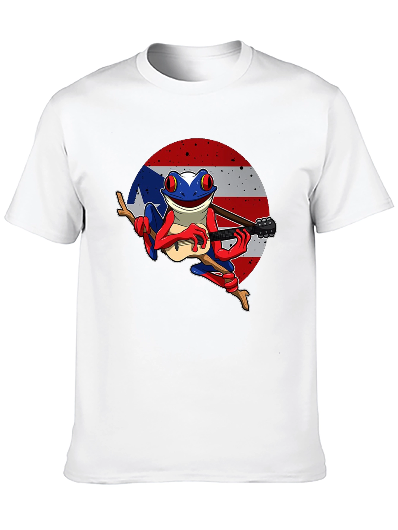 Puerto Rico Flag Coqui Frog T-Shirt