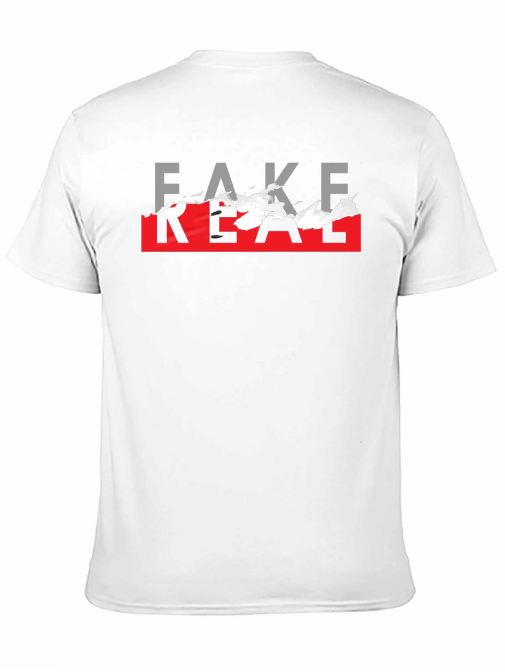 Fake Real Graphic T-Shirt - Trendy Streetwear