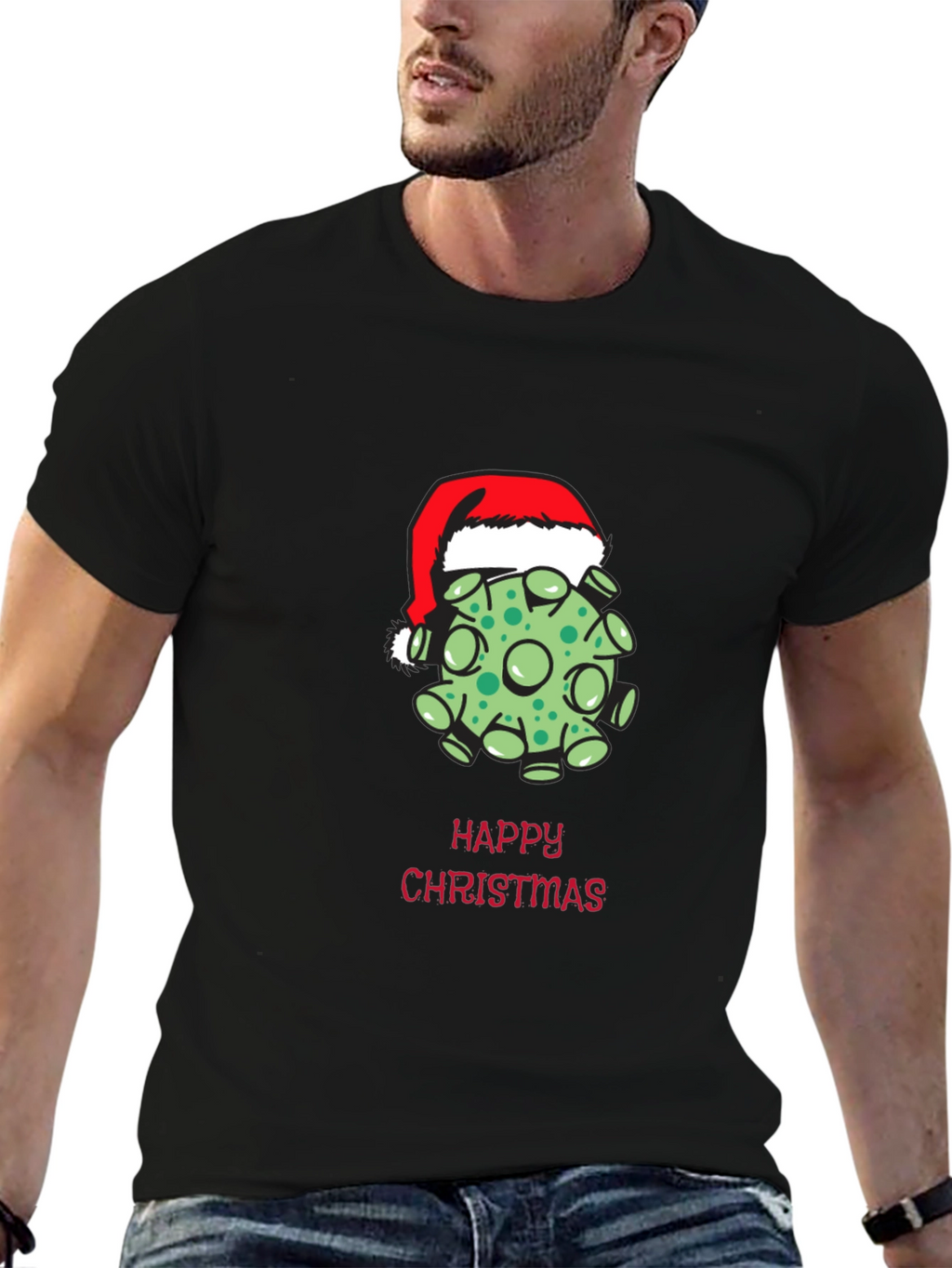 COVID Christmas T-Shirt - Holiday Humor Apparel
