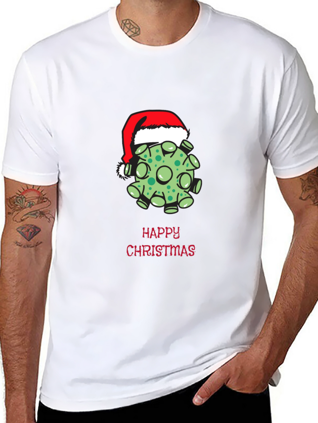 COVID Christmas T-Shirt - Holiday Humor Apparel