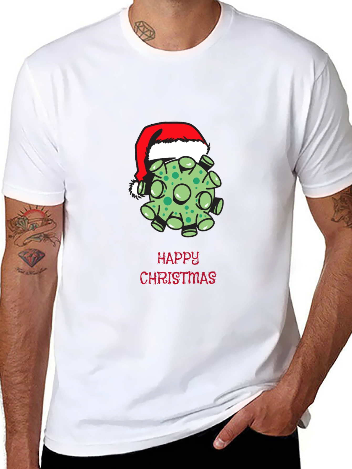 COVID Christmas T-Shirt - Holiday Humor Apparel
