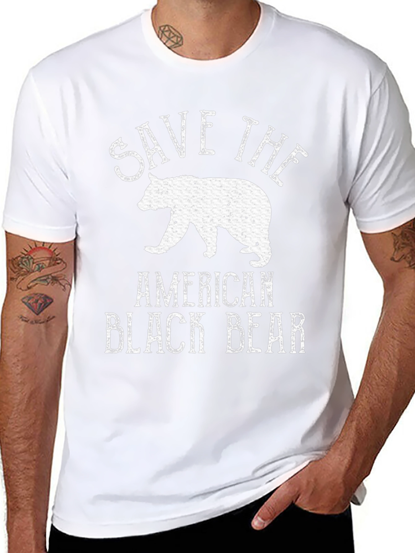 Save The American Black Bear Graphic Tee