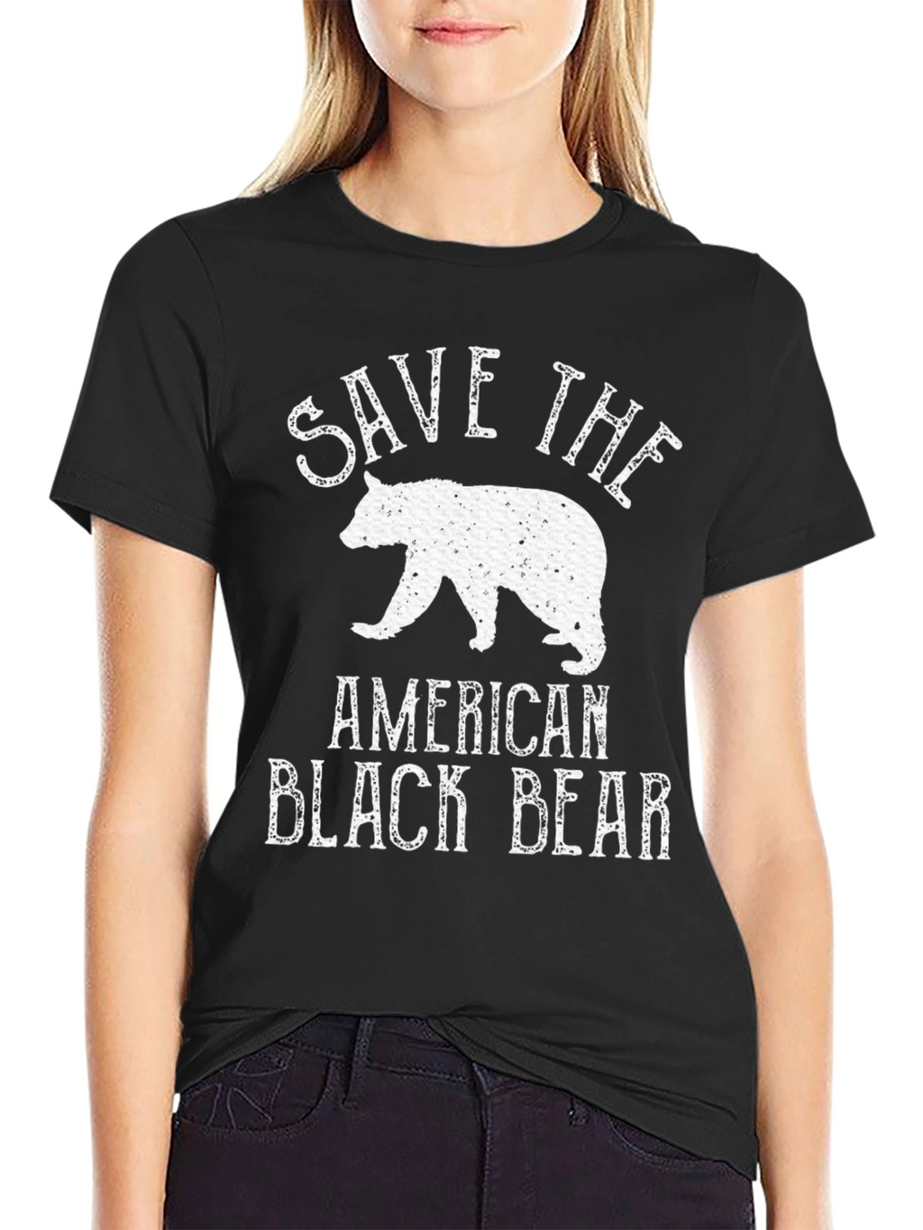 Save The American Black Bear Graphic Tee