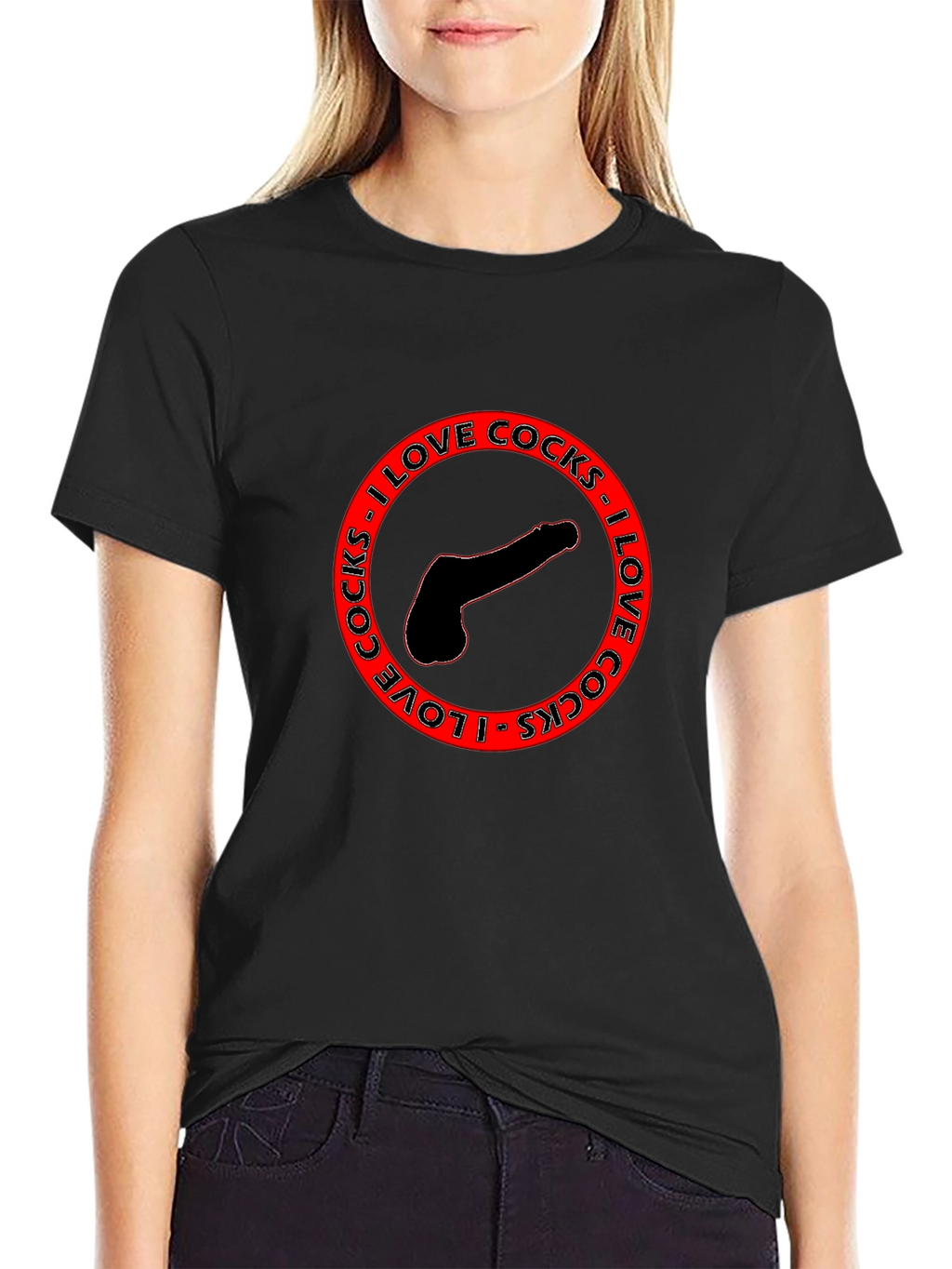 Bold Statement T-Shirt - I Love Cocks Graphic