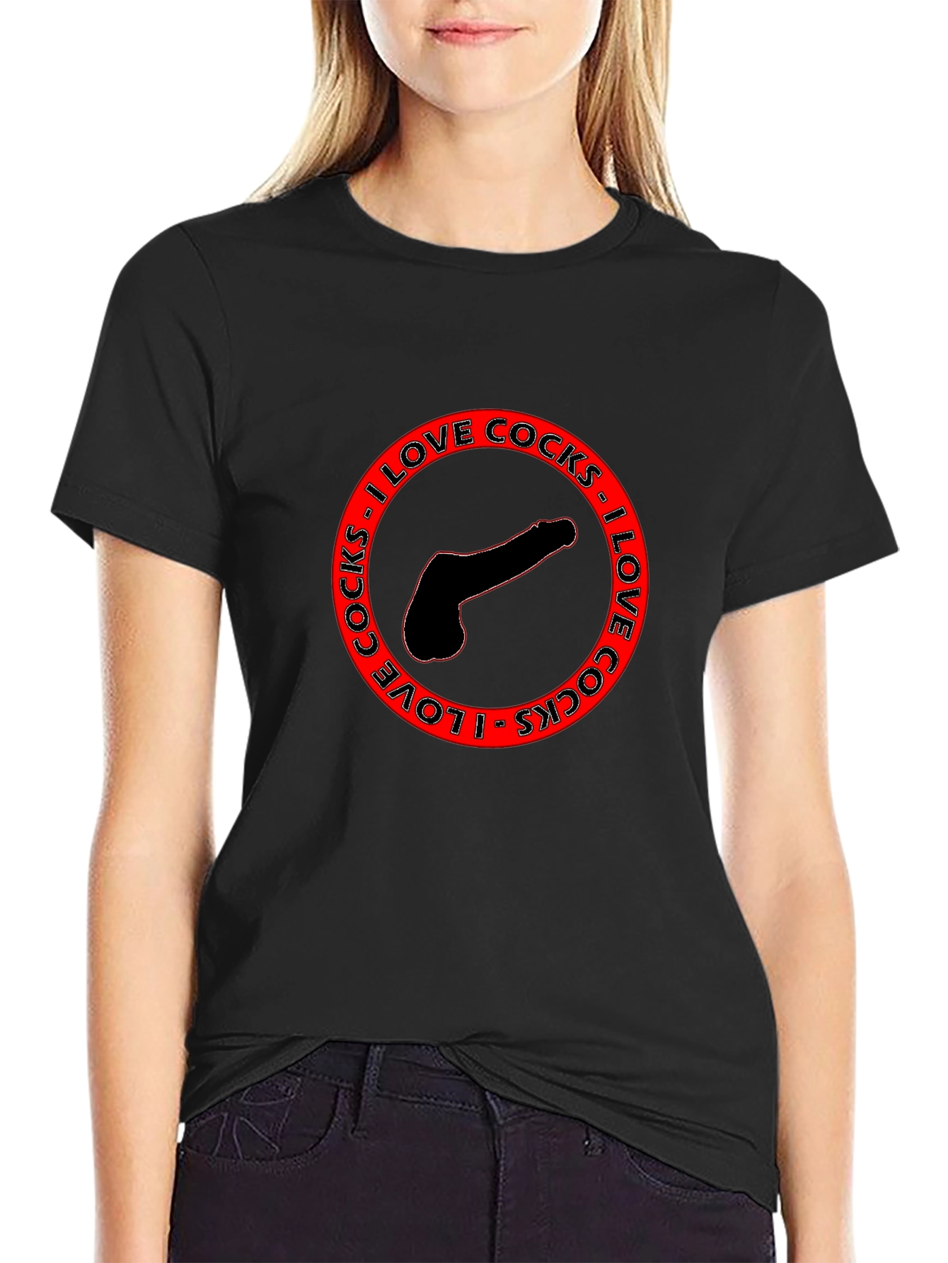 Bold Statement T-Shirt - I Love Cocks Graphic