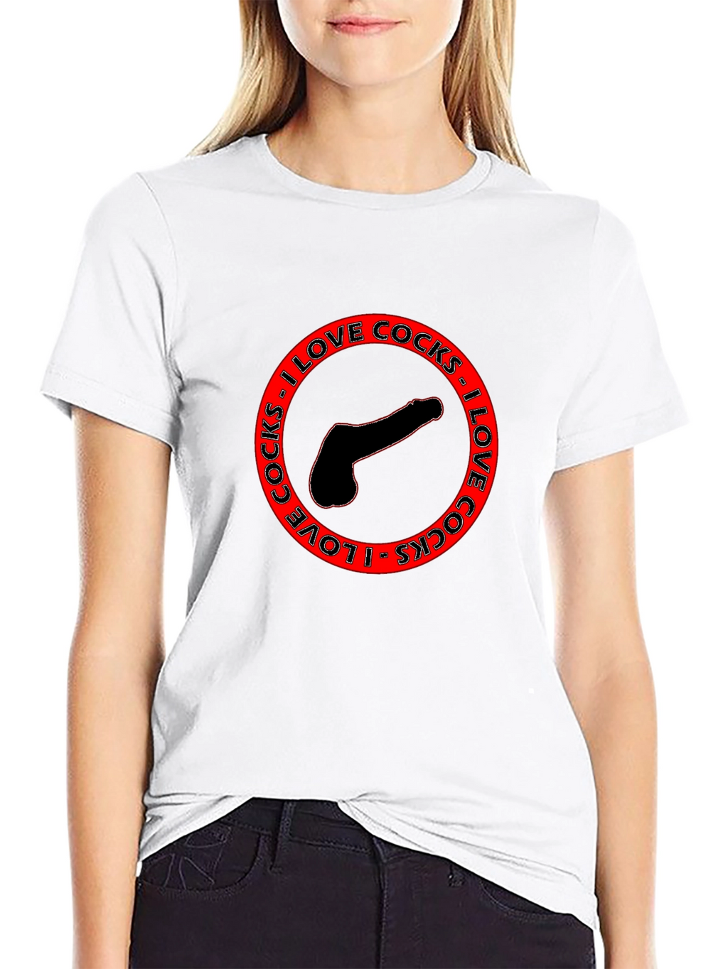 Bold Statement T-Shirt - I Love Cocks Graphic