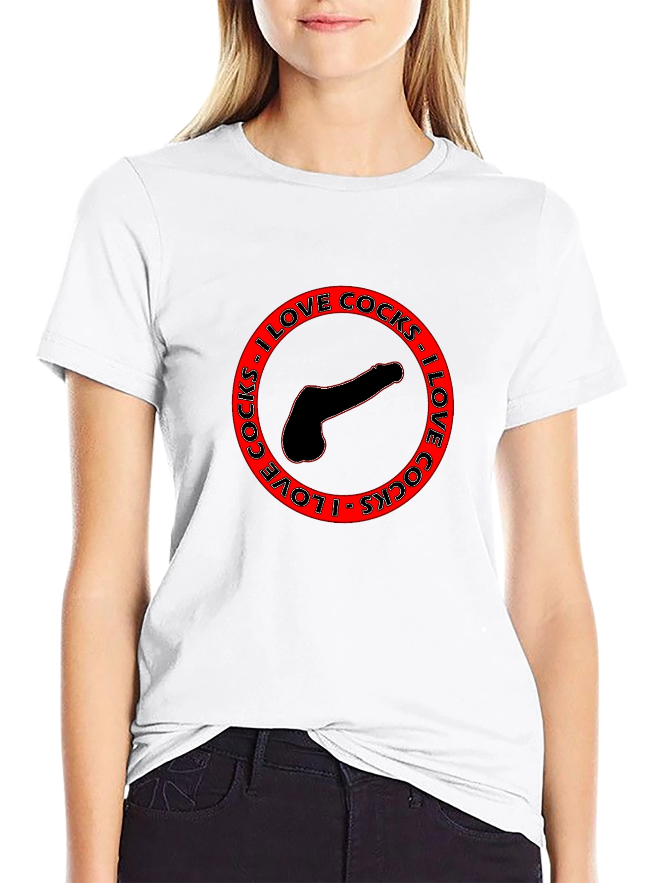 Bold Statement T-Shirt - I Love Cocks Graphic