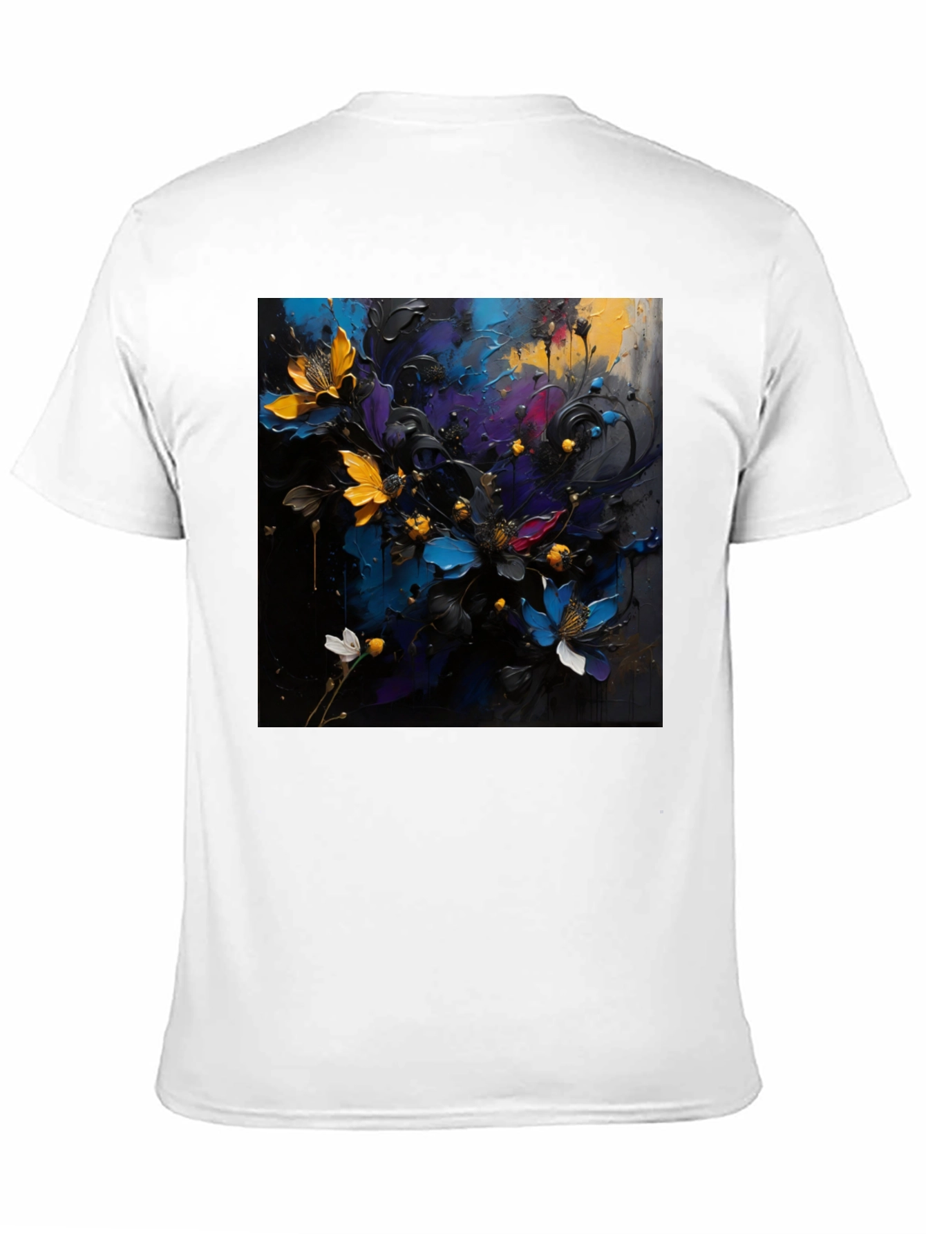 Floral Art T-Shirt - Bold Expression