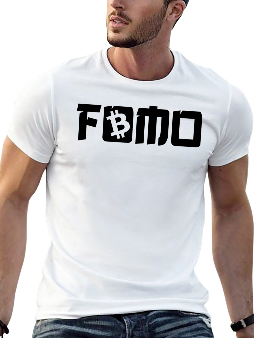 FOMO Bitcoin Black T-Shirt