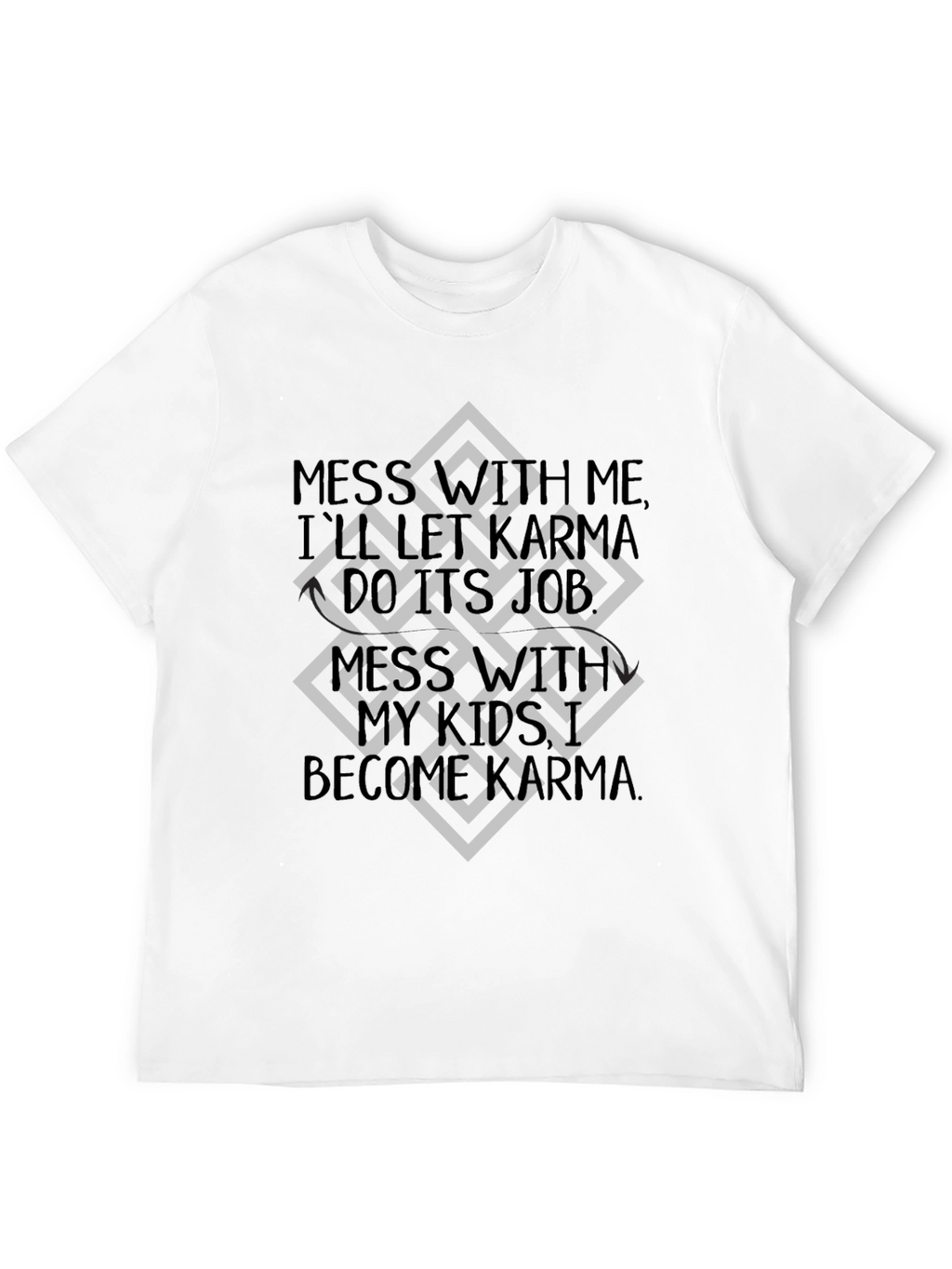 Karma Graphic Tee - Mens Black T-Shirt