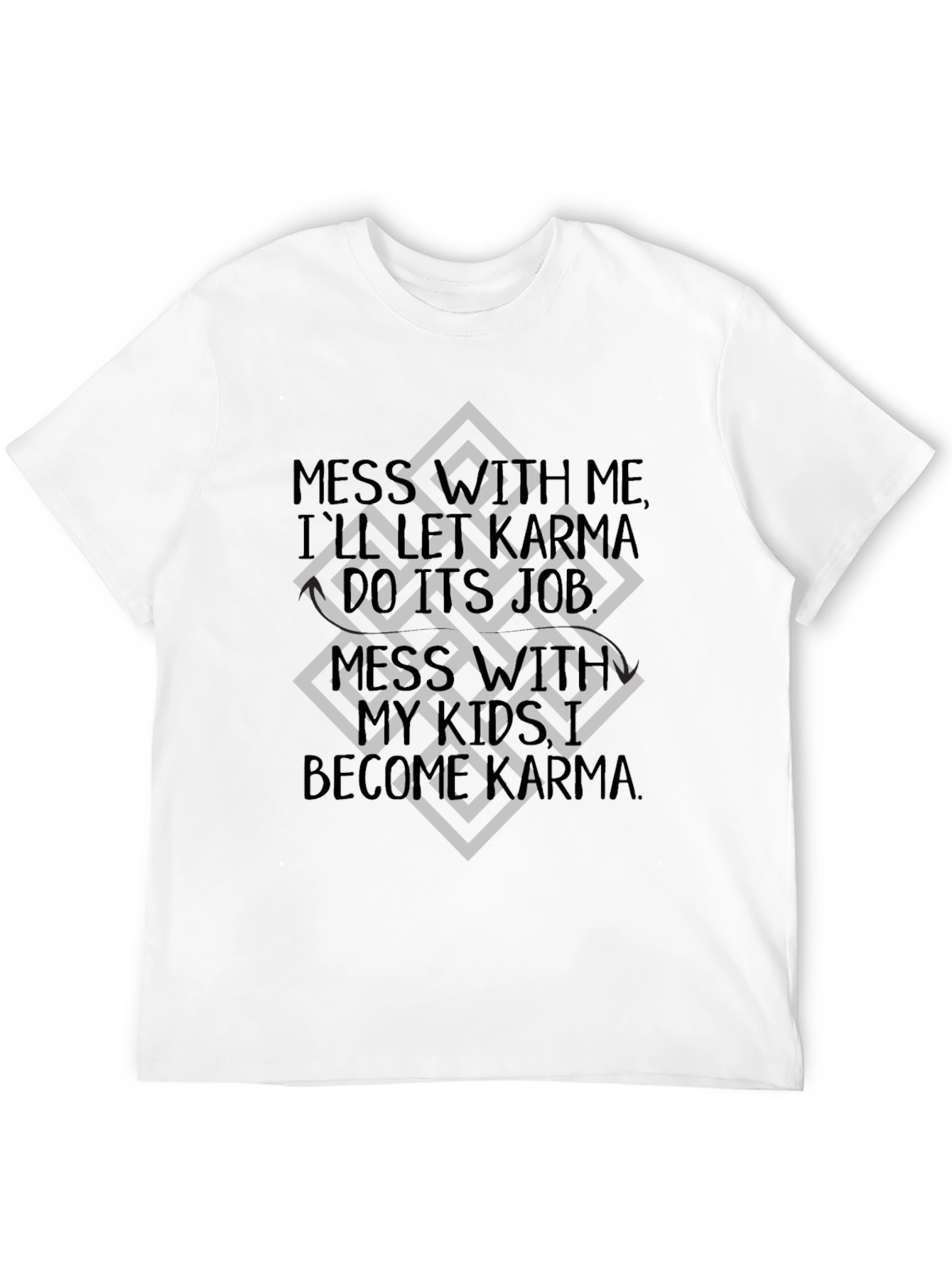 Karma Graphic Tee - Mens Black T-Shirt