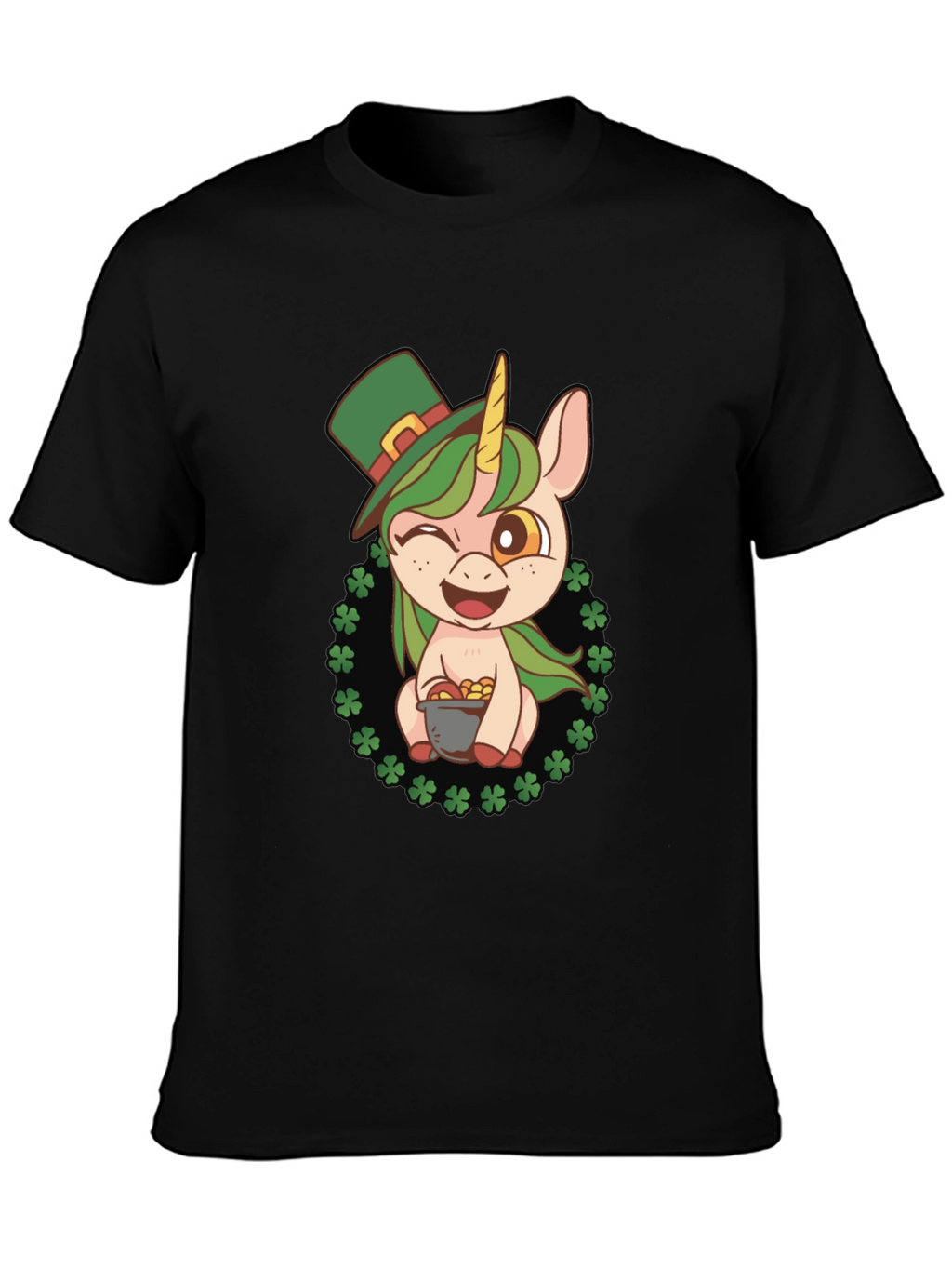 Lucky Unicorn St. Patricks Day T-Shirt