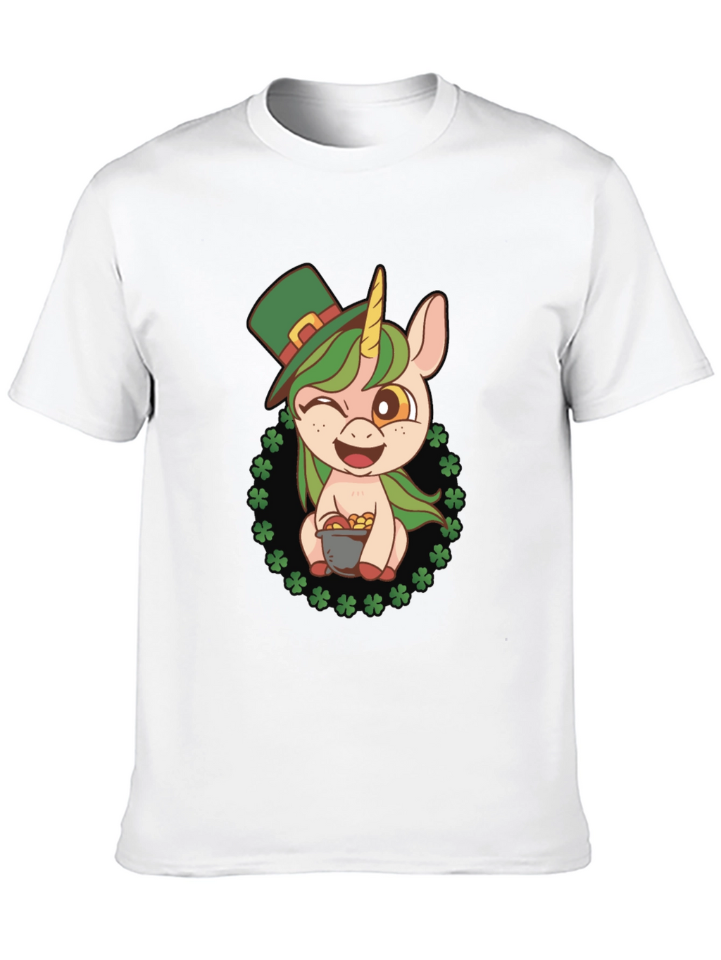 Lucky Unicorn St. Patricks Day T-Shirt