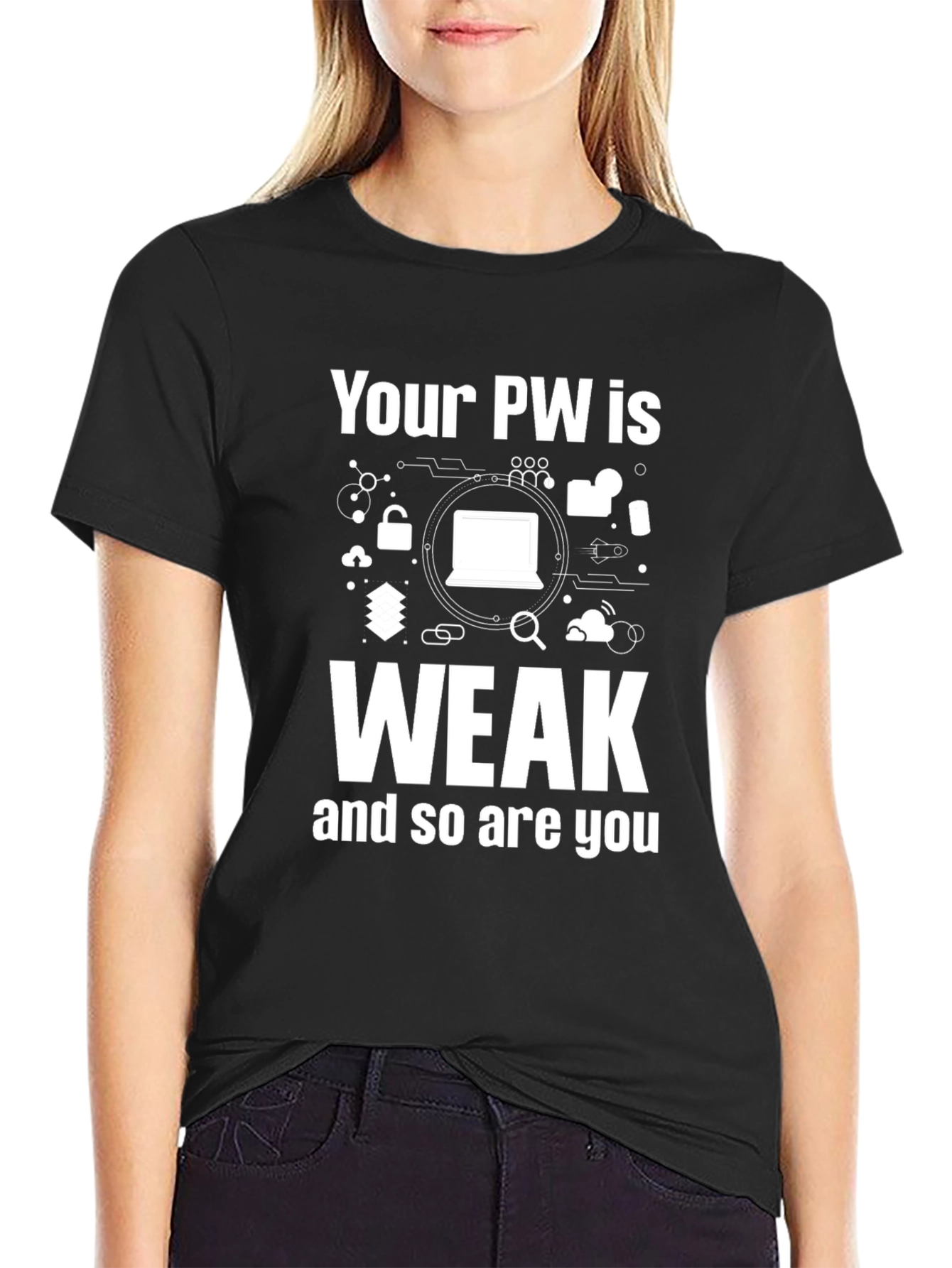 Your PW is Weak Funny T-Shirt