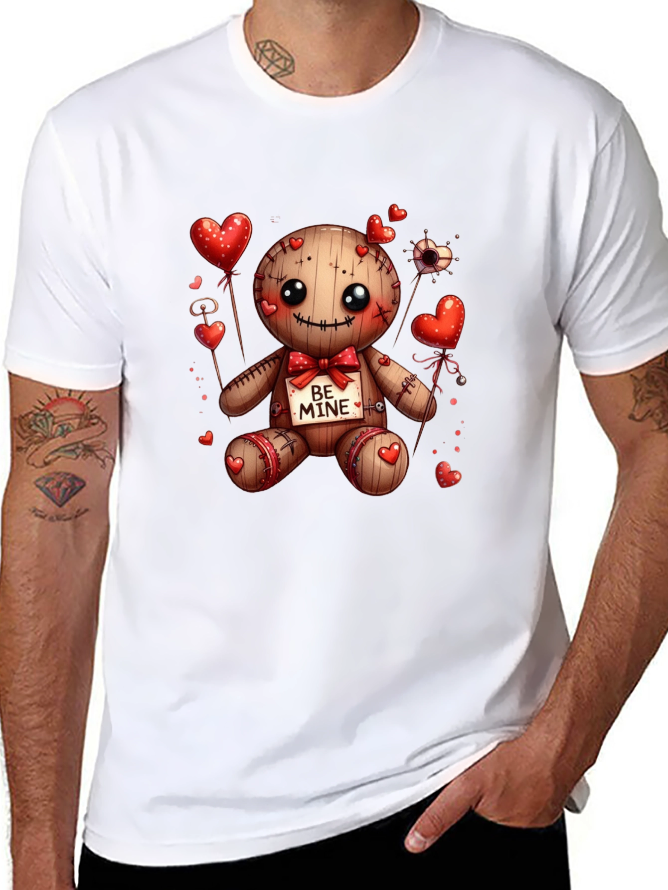 Valentines Voodoo Doll Graphic Tee