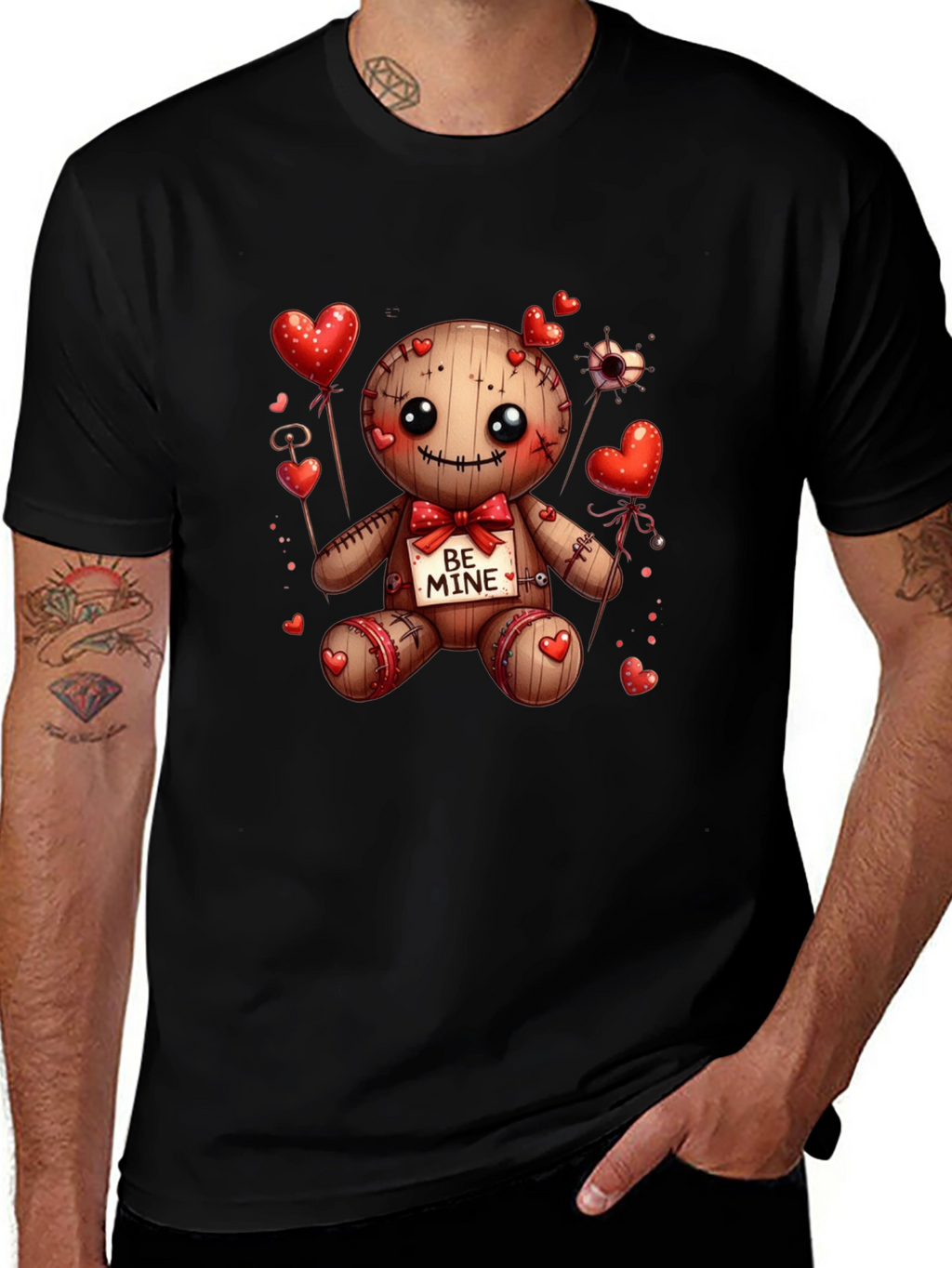 Valentines Voodoo Doll Graphic Tee