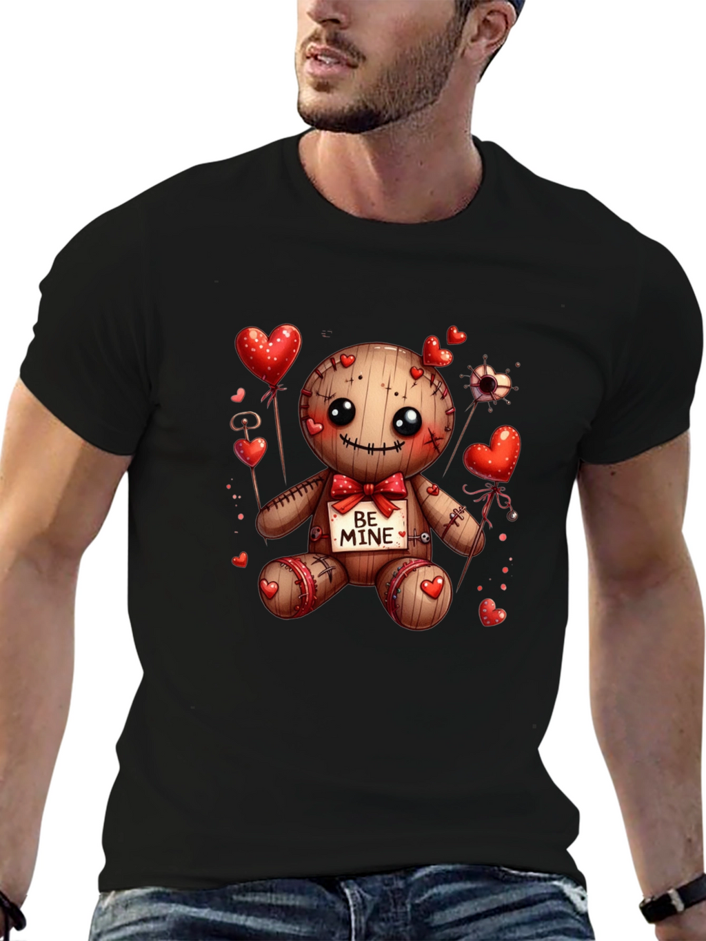 Valentines Voodoo Doll Graphic Tee