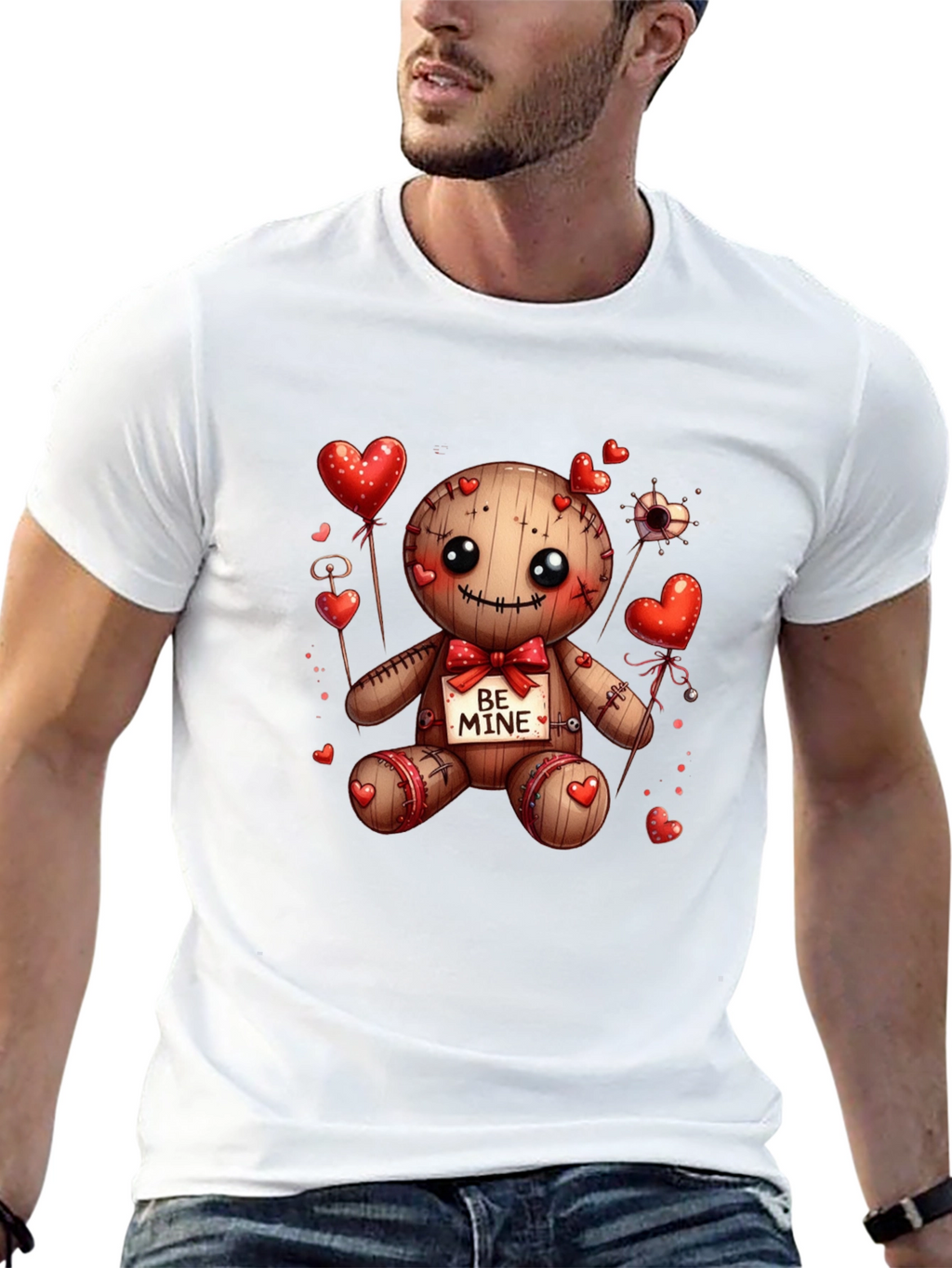Valentines Voodoo Doll Graphic Tee