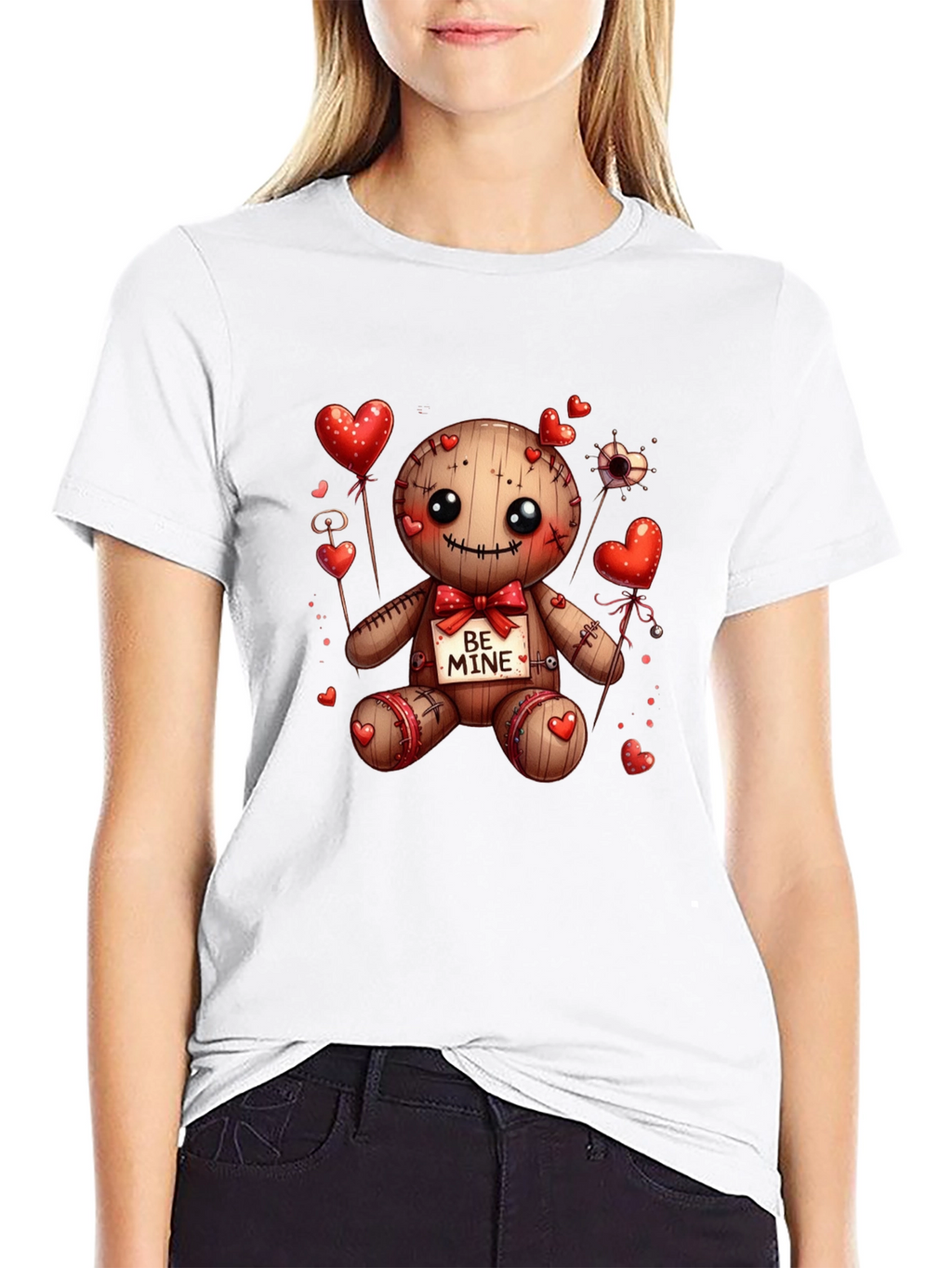 Valentines Voodoo Doll Graphic Tee
