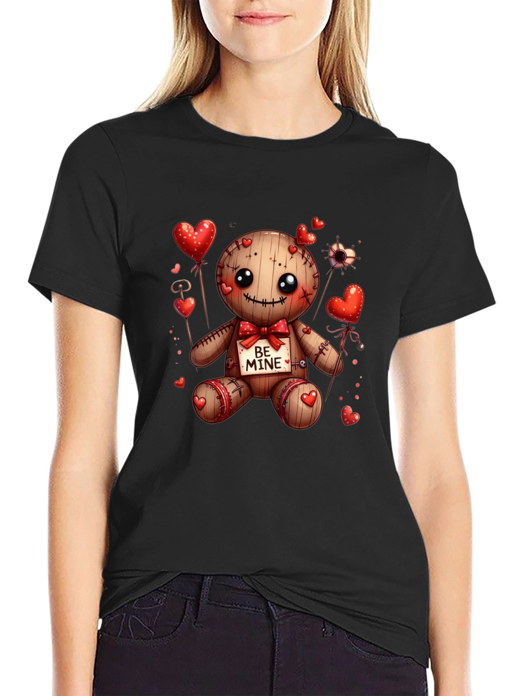 Valentines Voodoo Doll Graphic Tee