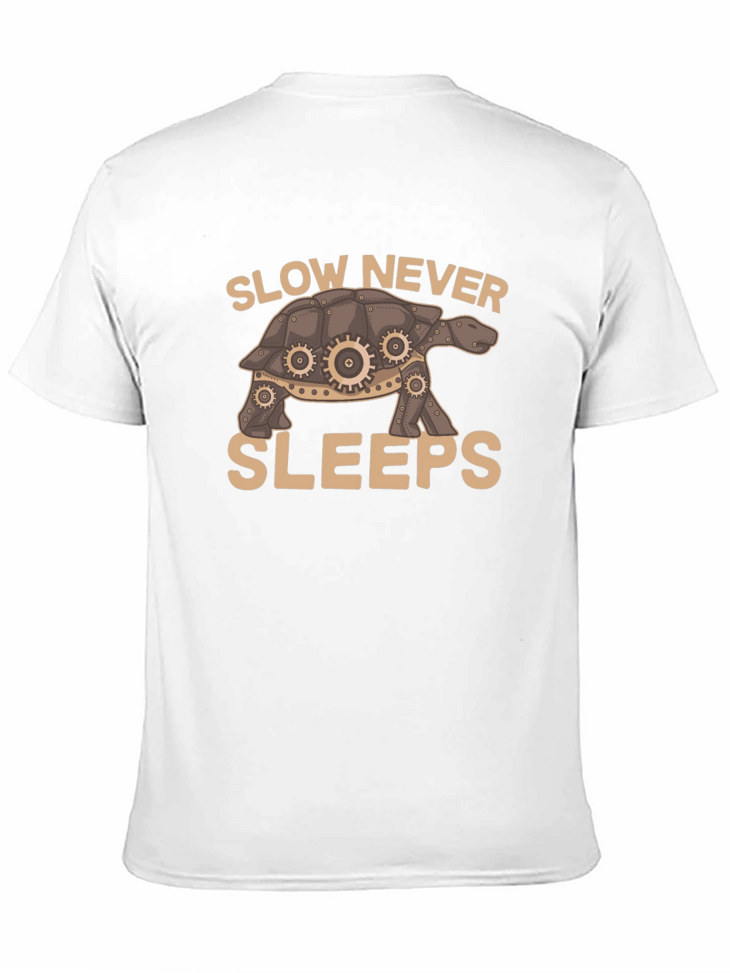 Slow Never Sleeps Turtle Graphic T-Shirt