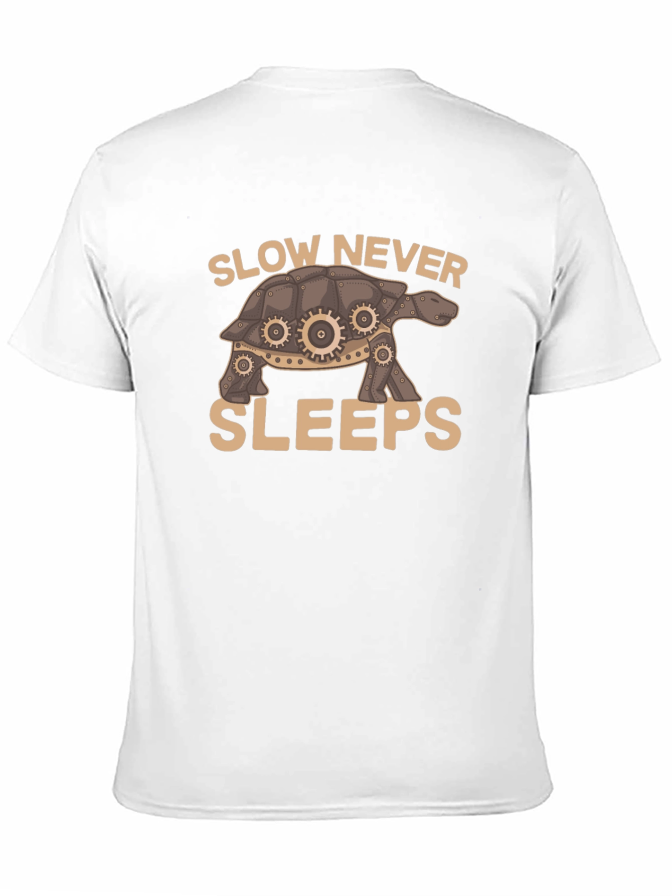 Slow Never Sleeps Turtle Graphic T-Shirt