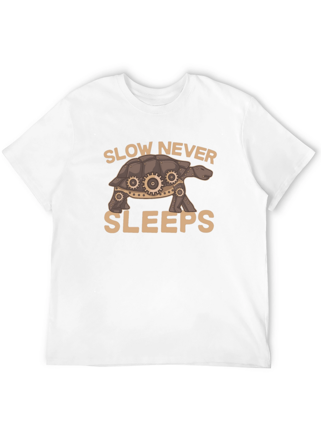 Slow Never Sleeps Turtle Graphic T-Shirt