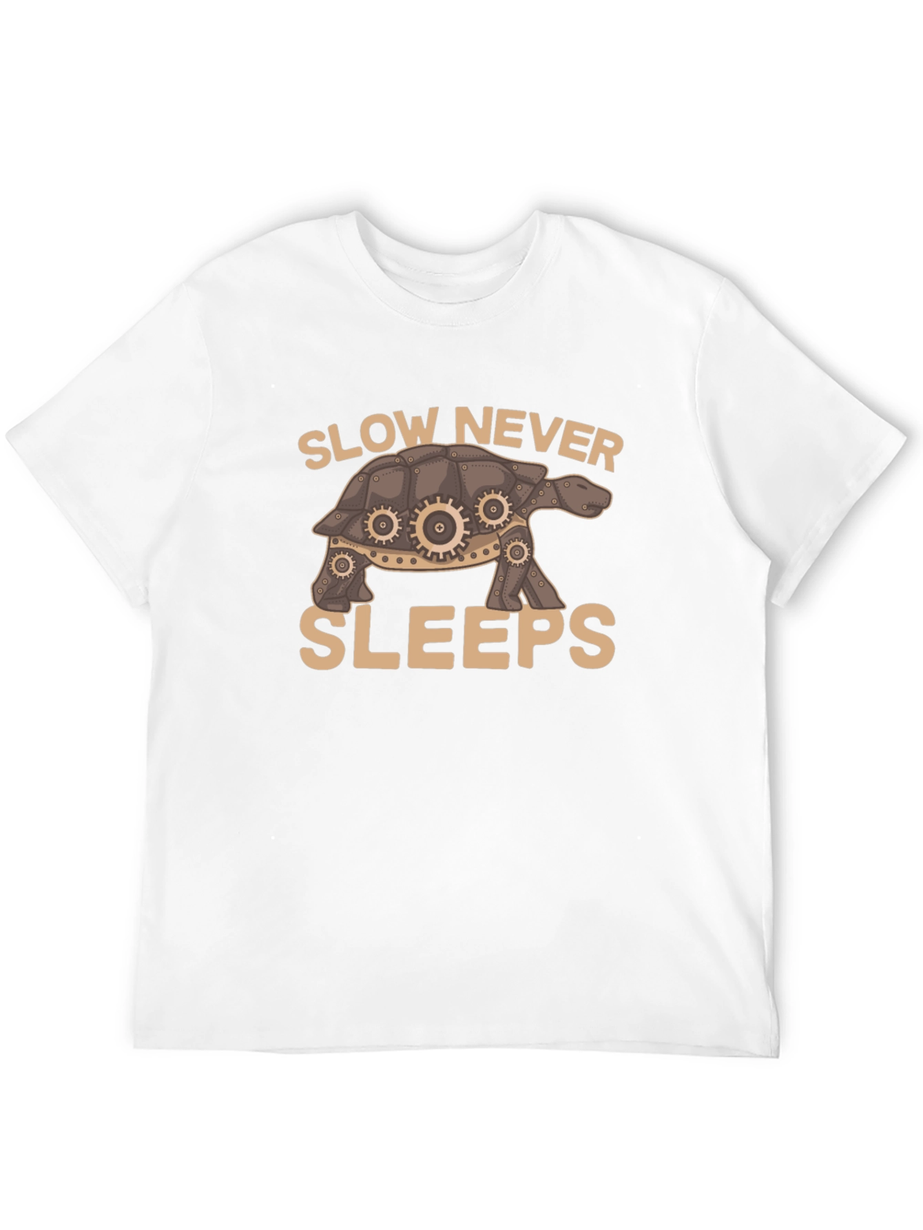Slow Never Sleeps Turtle Graphic T-Shirt