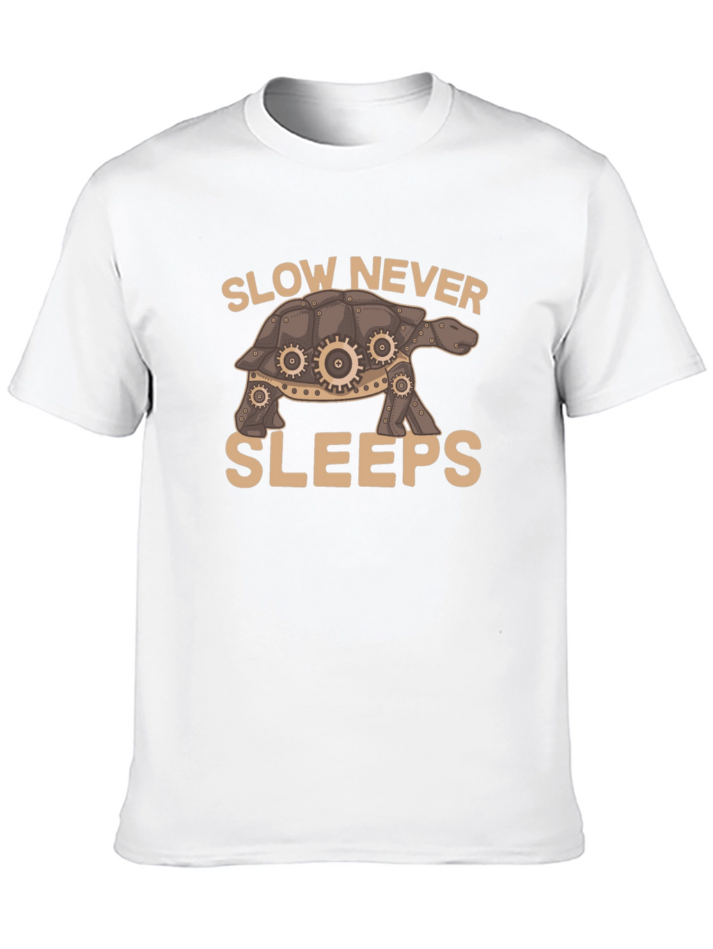 Slow Never Sleeps Turtle Graphic T-Shirt