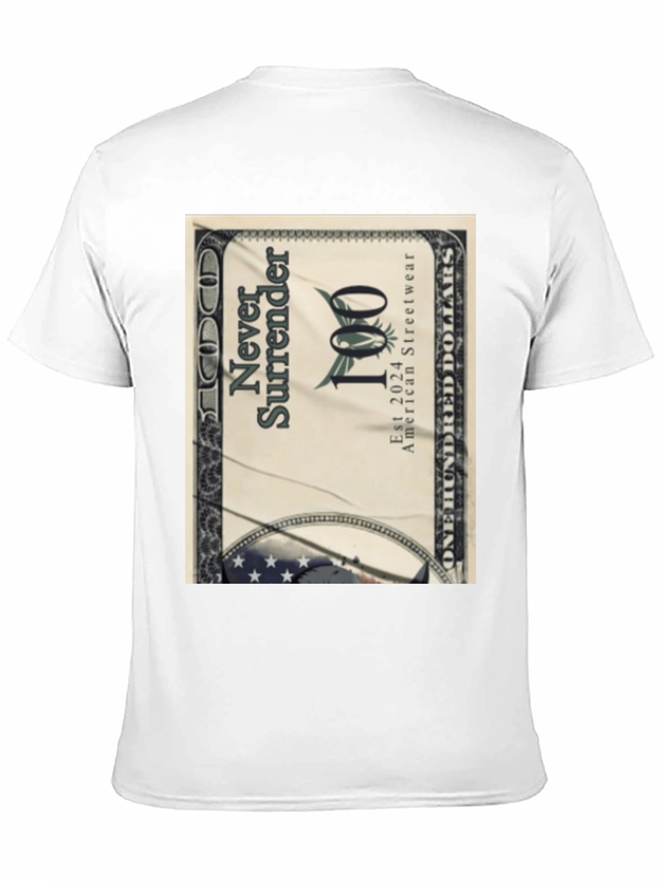 Never Surrender Black Graphic Tee