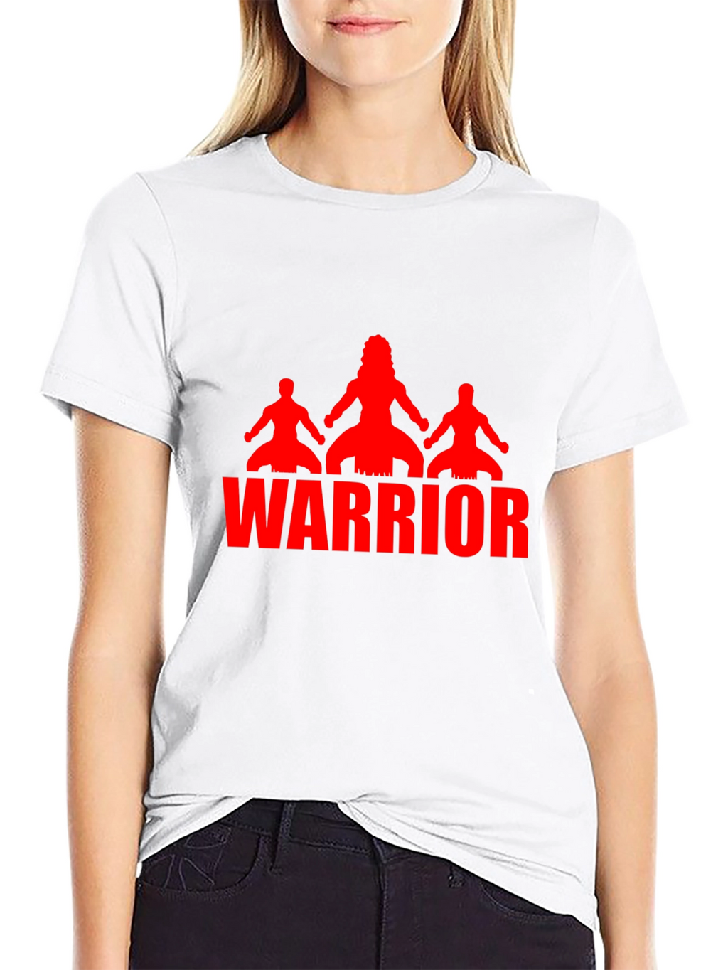 Warrior Graphic Black T-Shirt - Mens