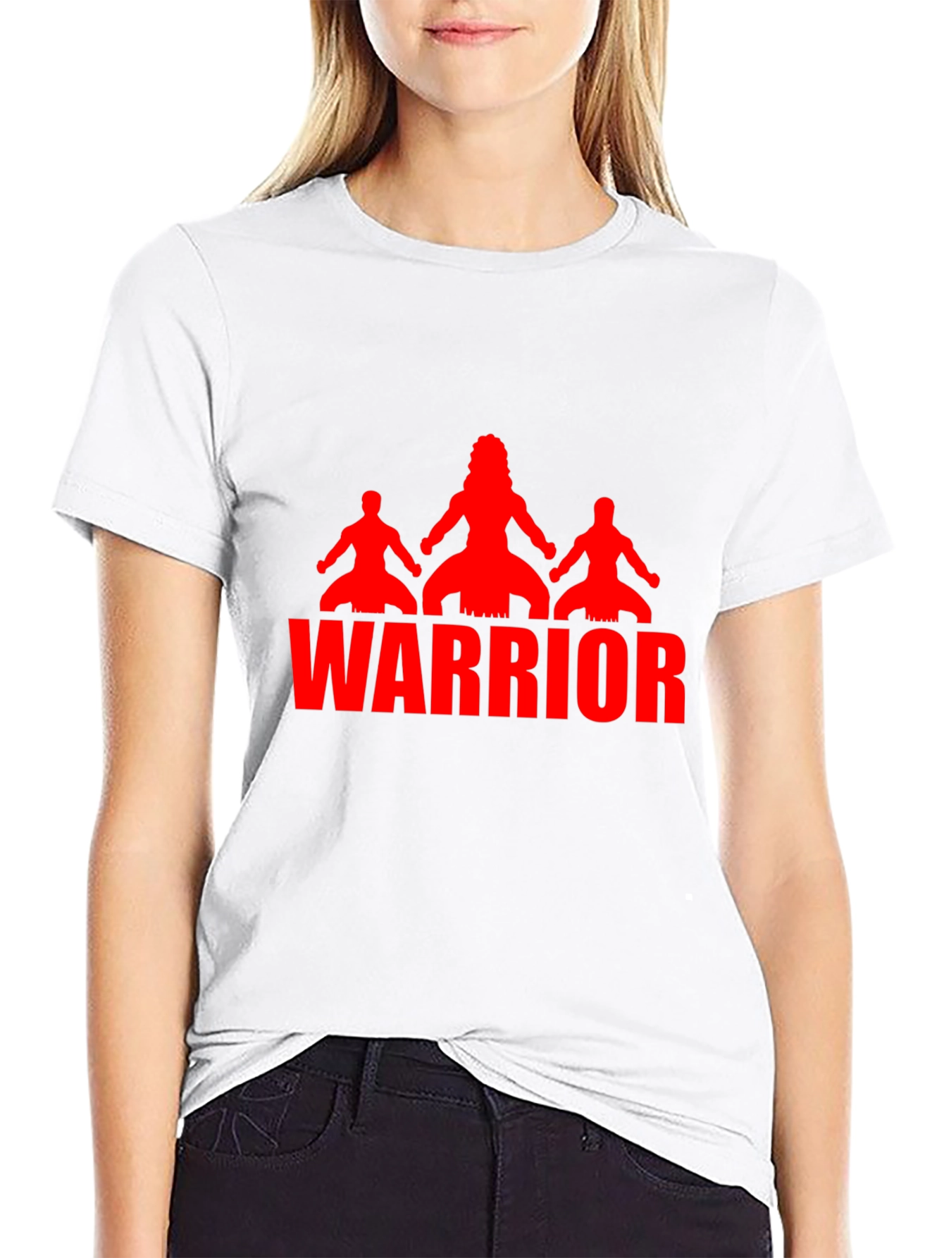 Warrior Graphic Black T-Shirt - Mens