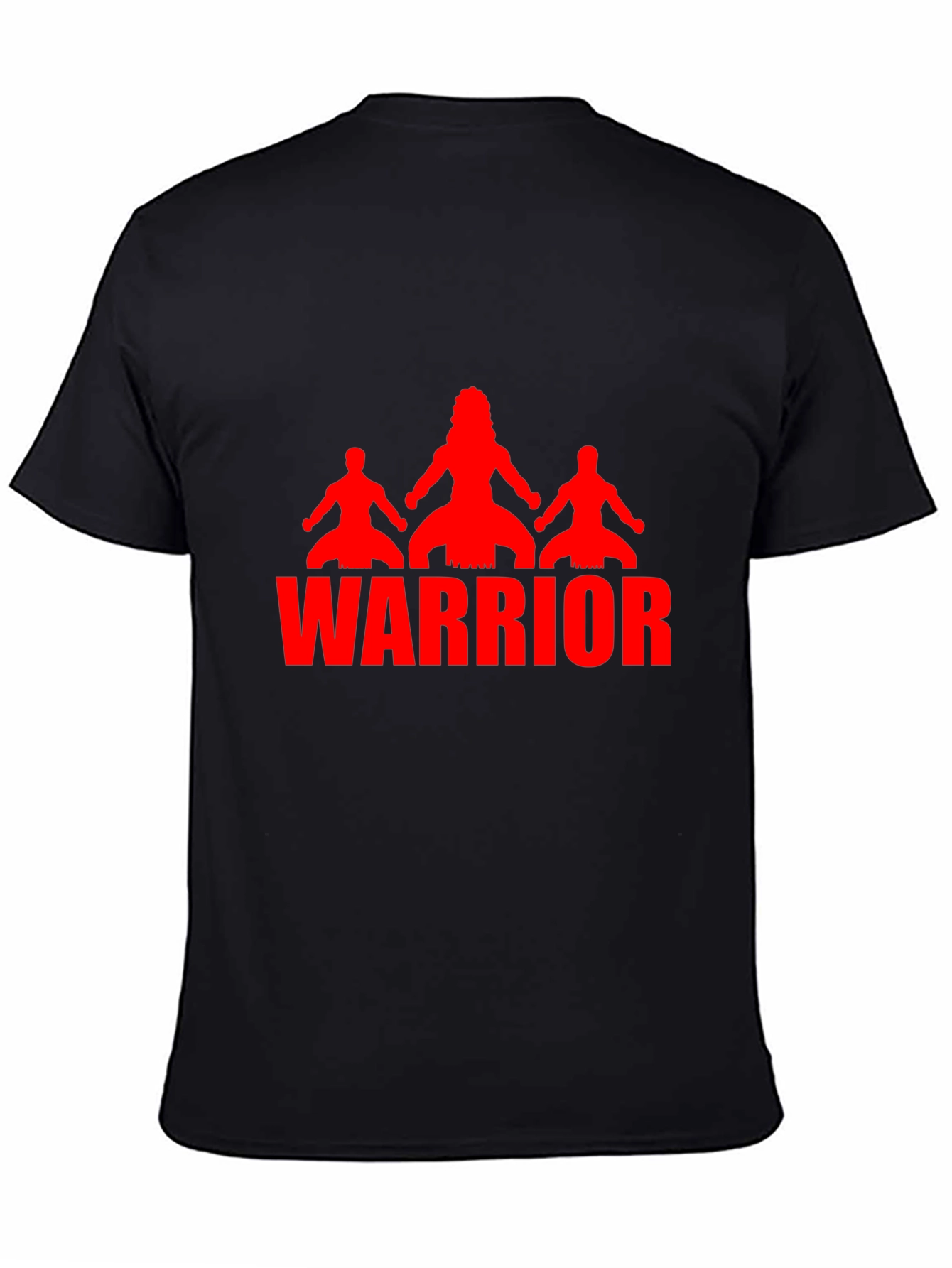 Warrior Graphic Black T-Shirt - Mens