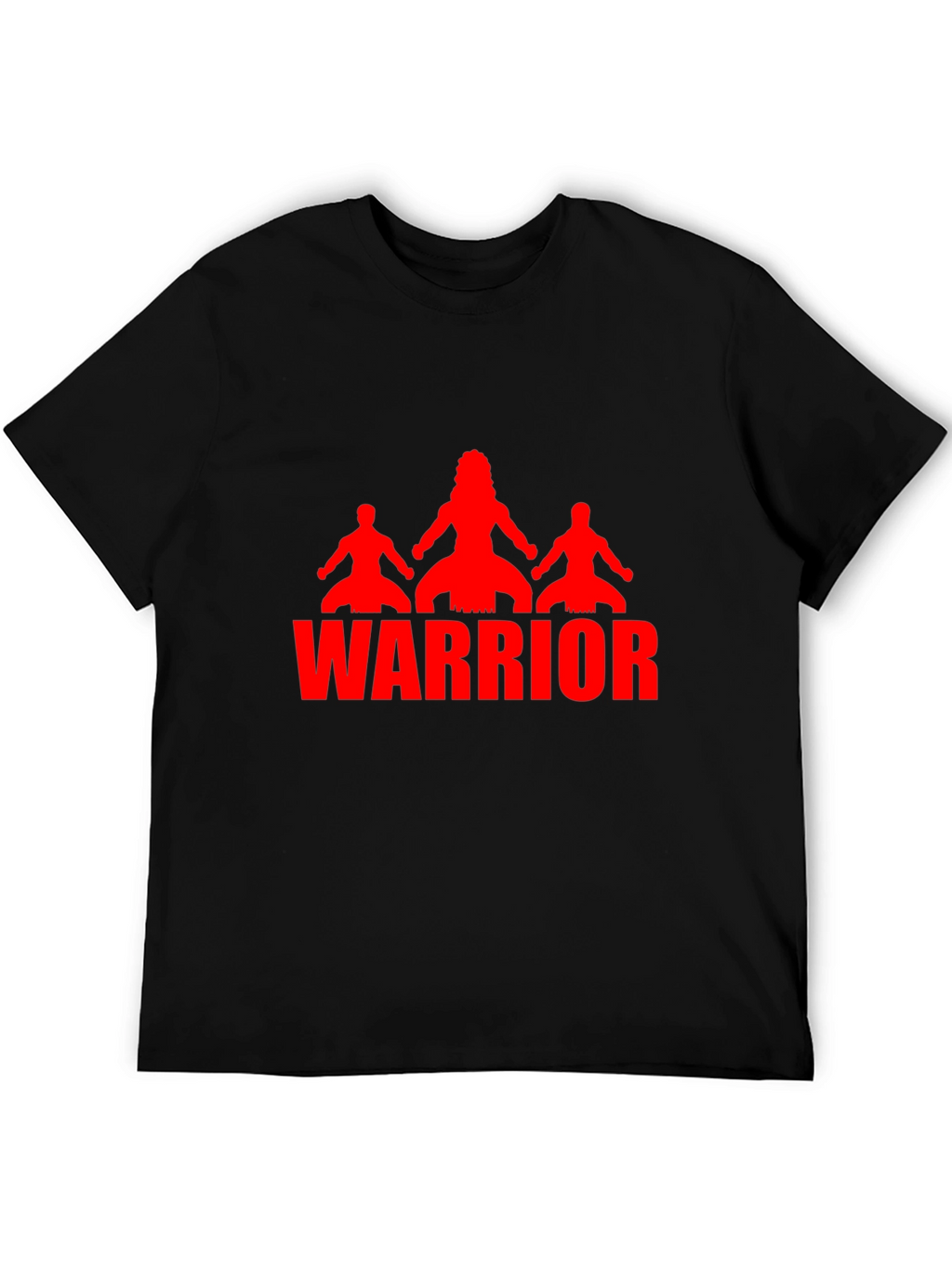 Warrior Graphic Black T-Shirt - Mens